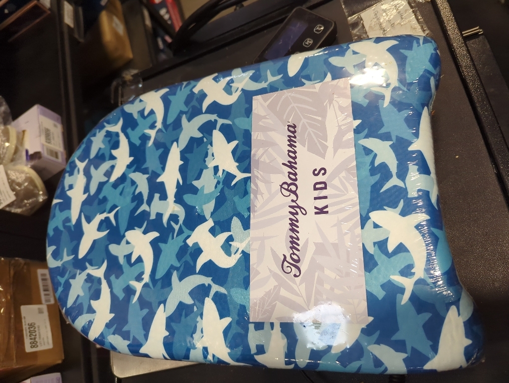 Tommy Bahama Junior Kickboard Buoy for Youth Children & Toddlers Swimming Aid & Exercise Training Board for Kids to Learn to Swim with Kick Boards in Pool BPA Free Shark