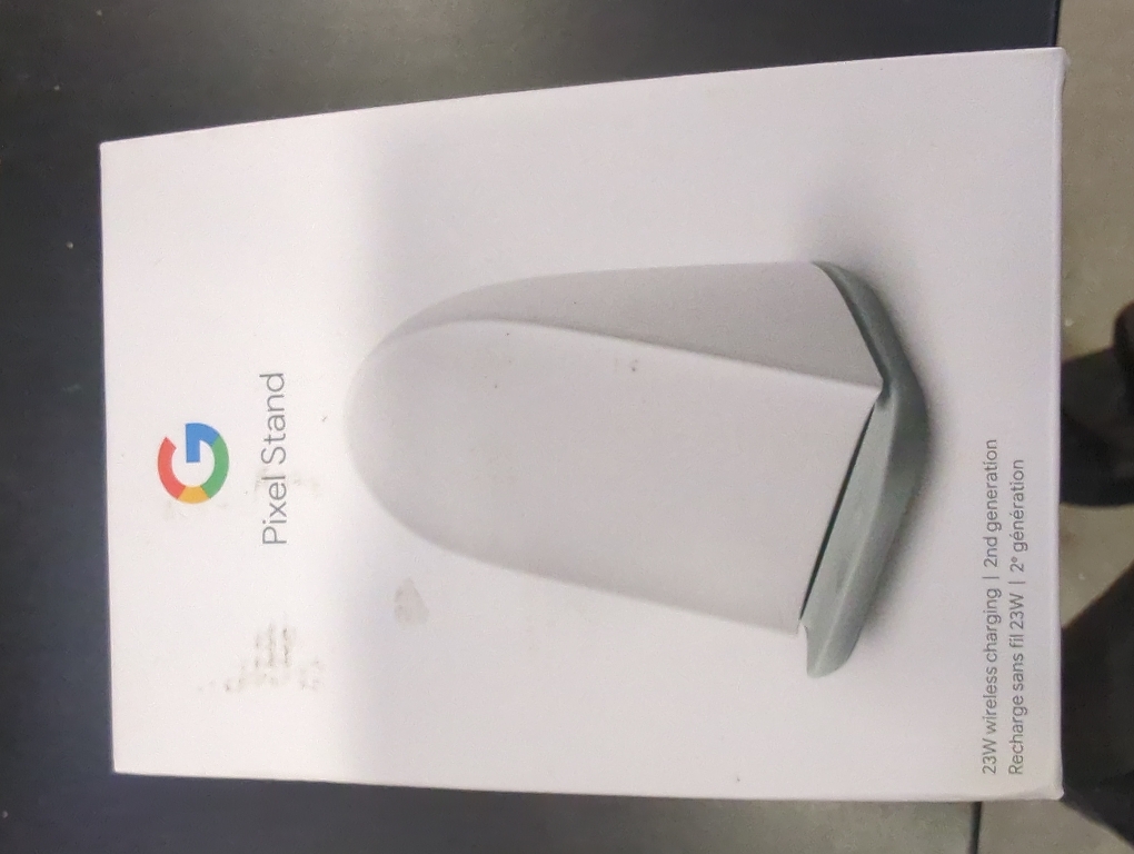 Google Pixel Stand (2nd gen) - Wireless charging stand   AC power adapter - 30 Watt - white - United States - for Pixel 2