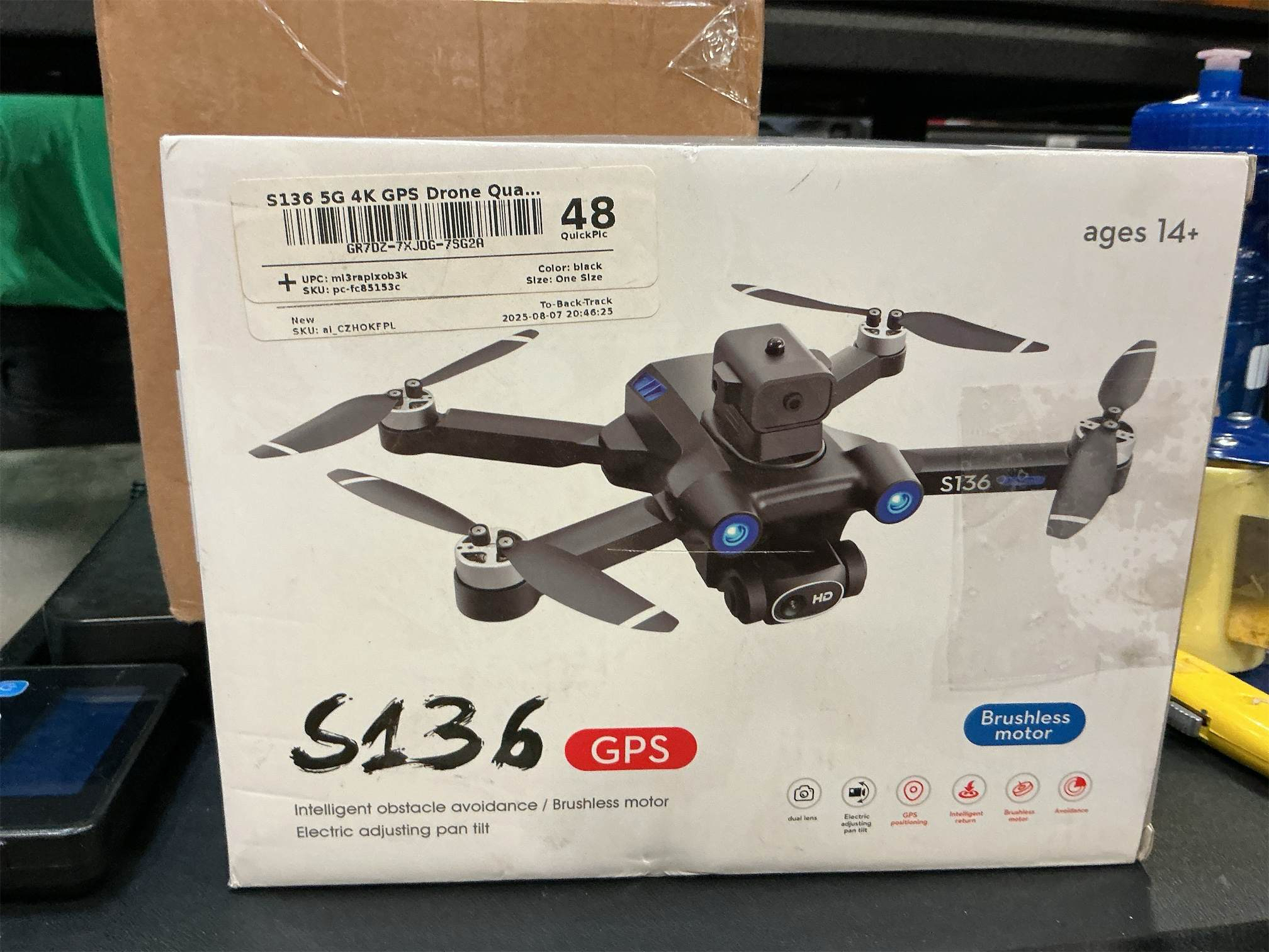 S136 GPS Drone - Brushless Motor, HD Camera, Foldable -