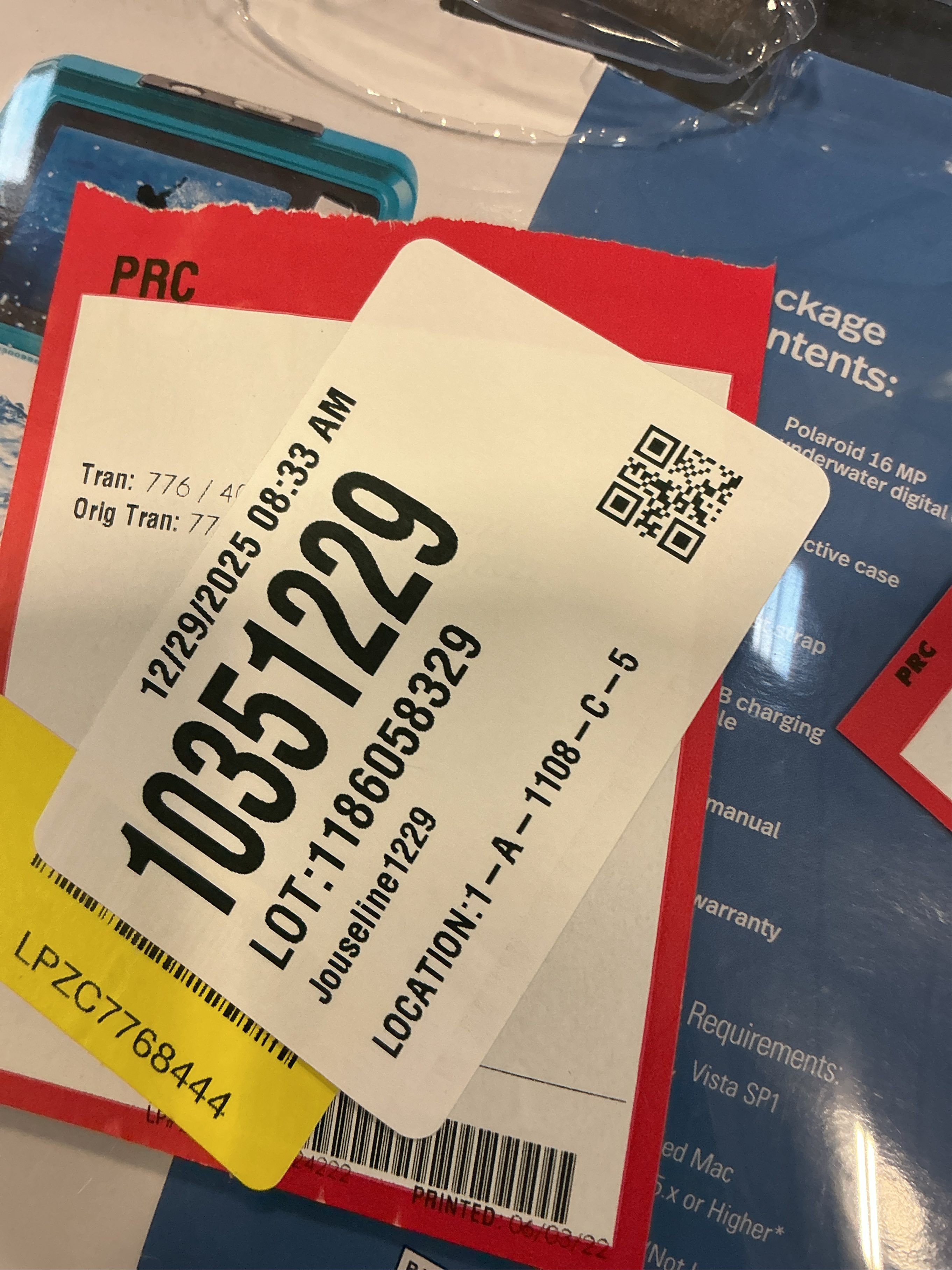 Polaroid 16MP Waterproof Digital Camera - Teal (IS048-Teal)