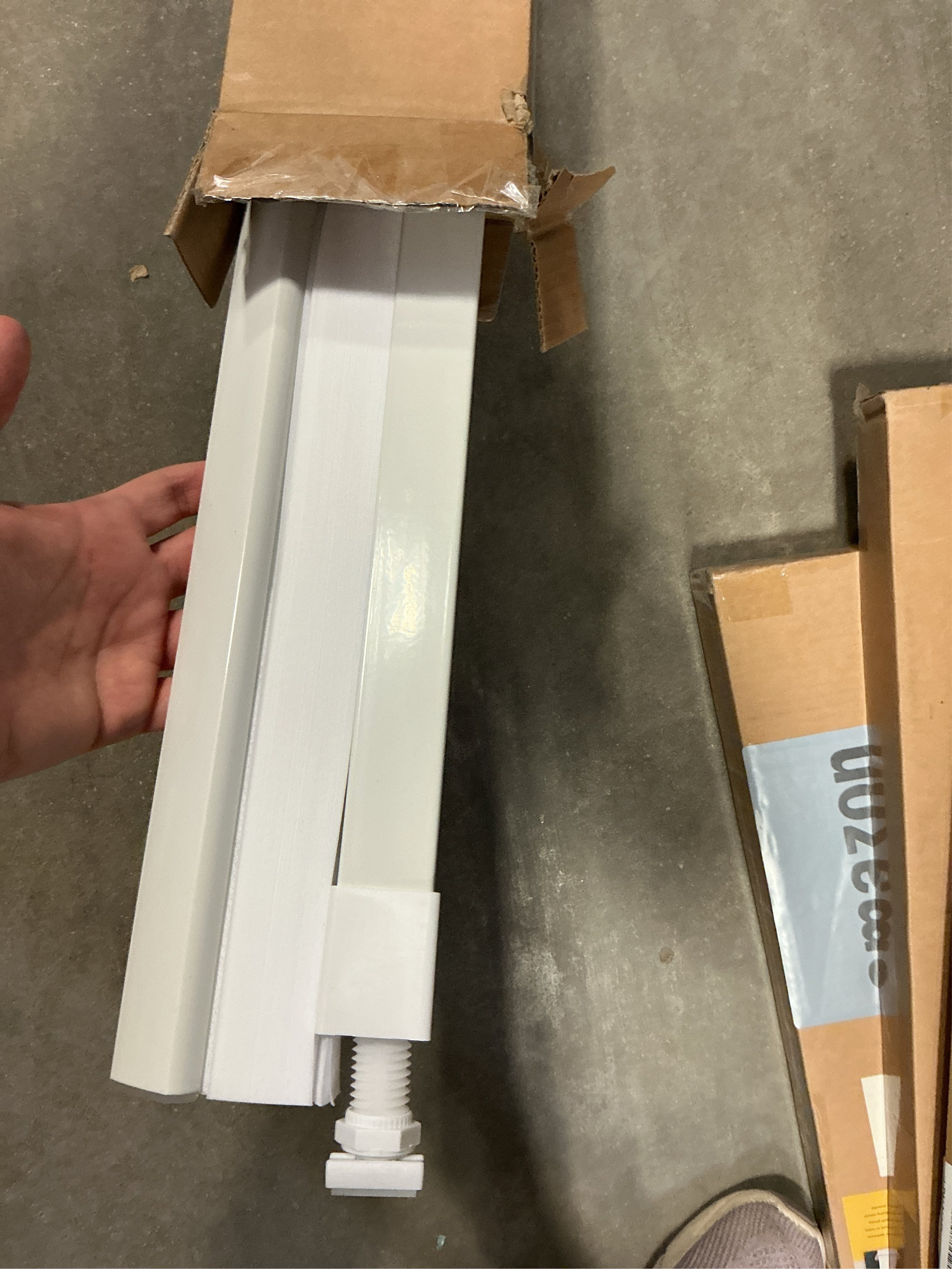 LazBlinds Cordless Cellular Shades, No Tools No Drill Light Filtering Honeycomb Shades Pleated Blinds for Windows, 28'' W x 48'' H, White