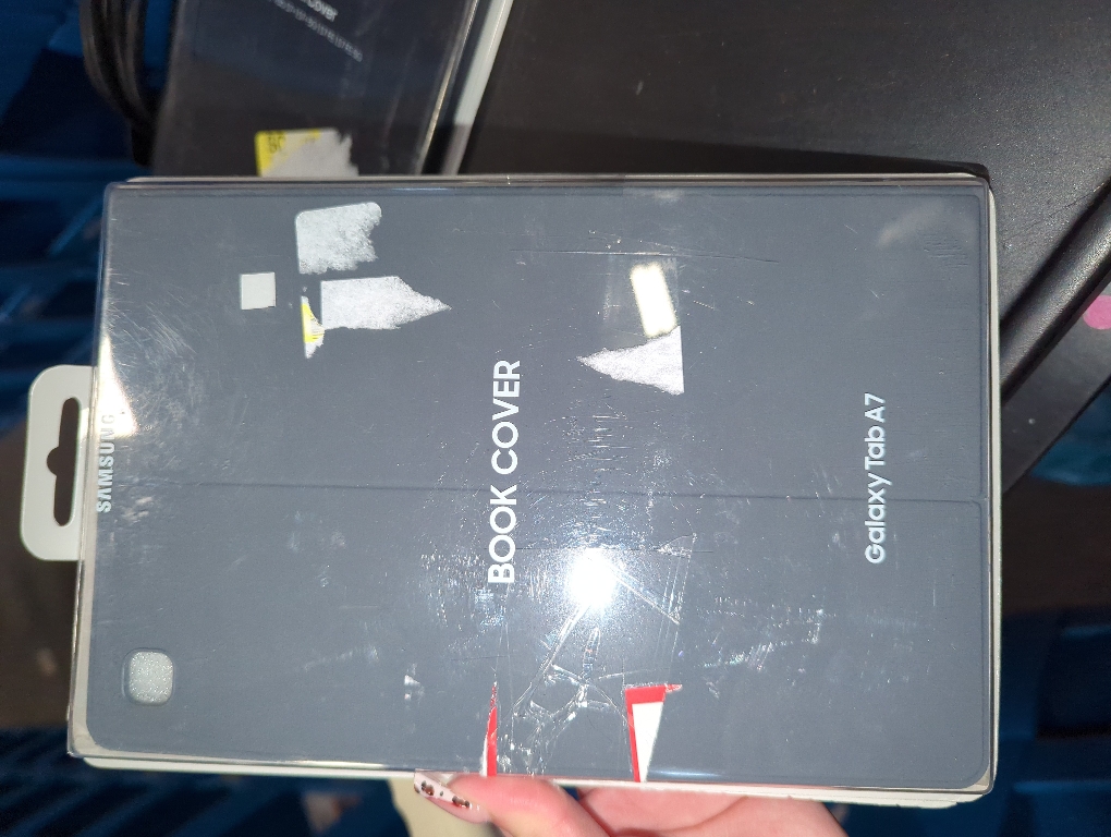 Samsung Electronics Tab A7 Bookcover - Grey (EF-BT500PJEGUJ)