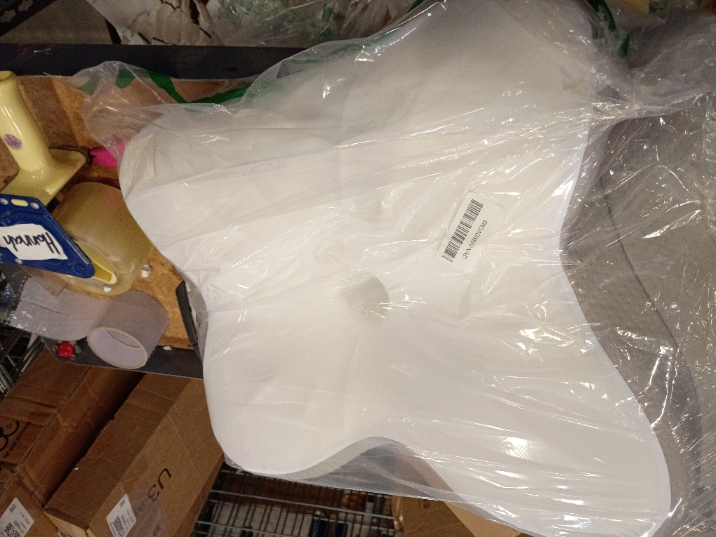 Cervical Neck Pillow, Memory Foam Pillows for Neck and Shoulder Pain Relief, 2 Heights Ergonomic Pillow with Breathable Ice Silk Cover, Neck Support Pillow for Stomach Sleepers White