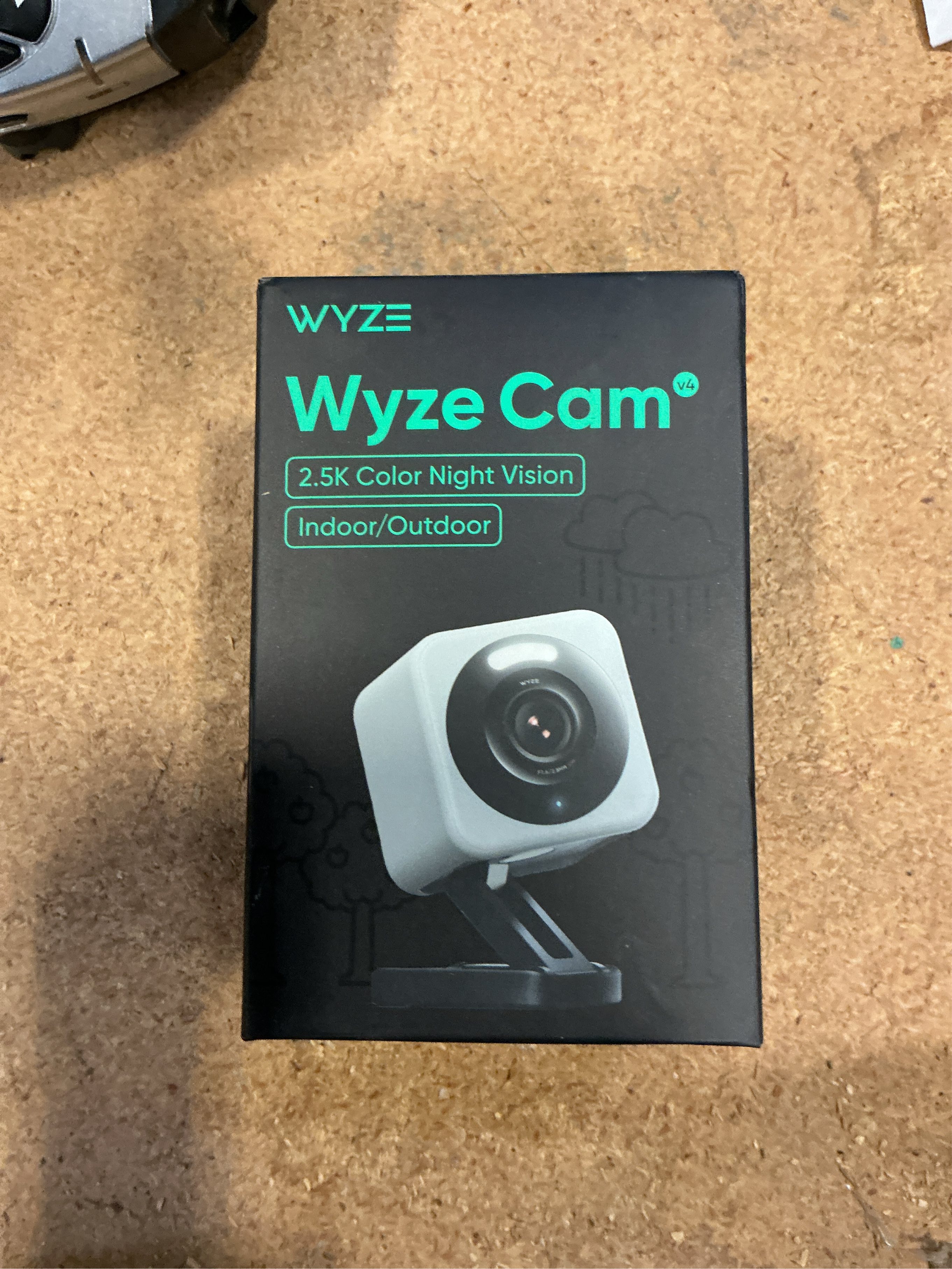 Wyze Cam V4 Plug-in Indoor and Outdoor Smart-Enabled Security Camera