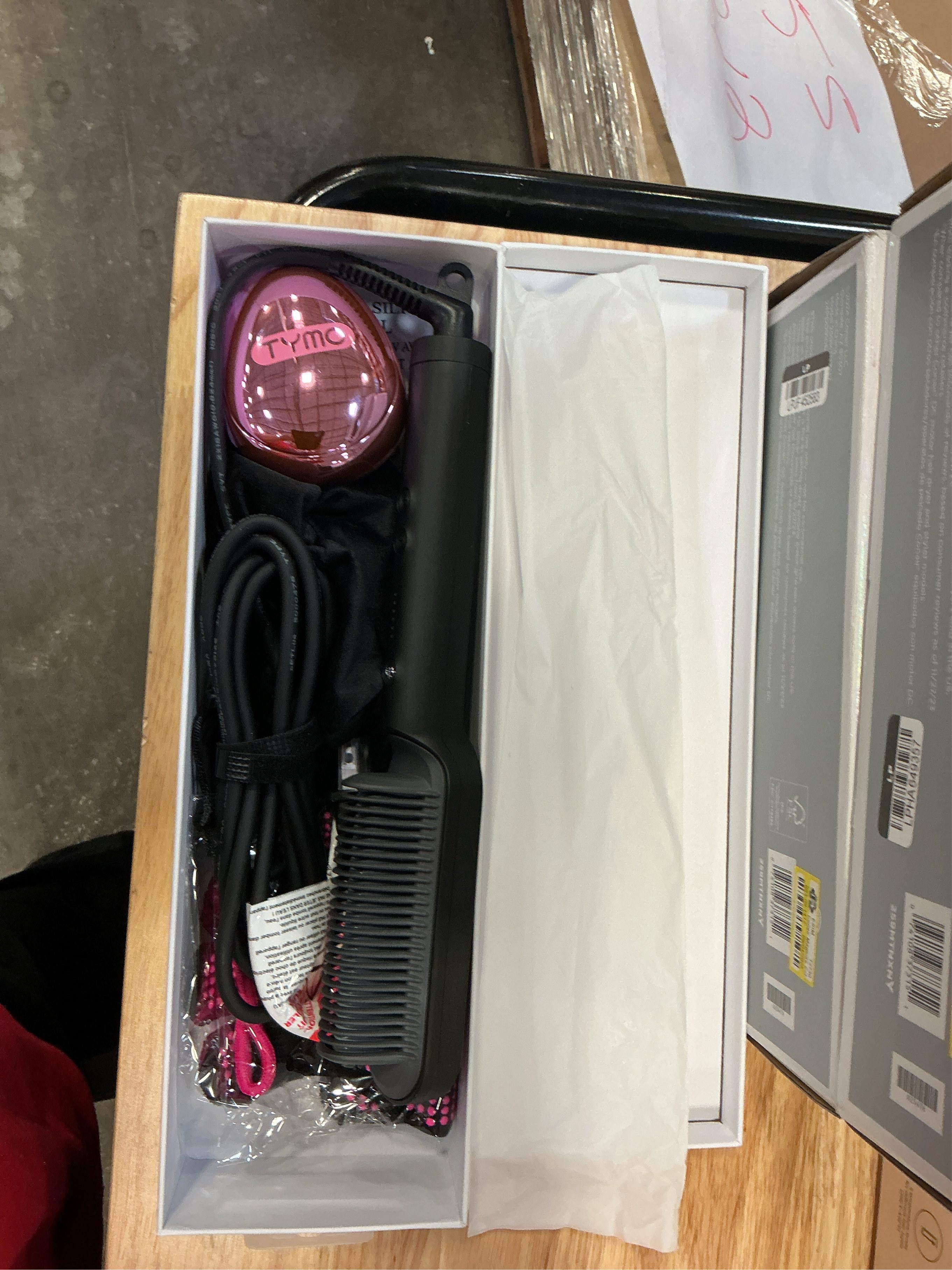 TYMO Ring Hair Straightening Brush - HC 100 - Black