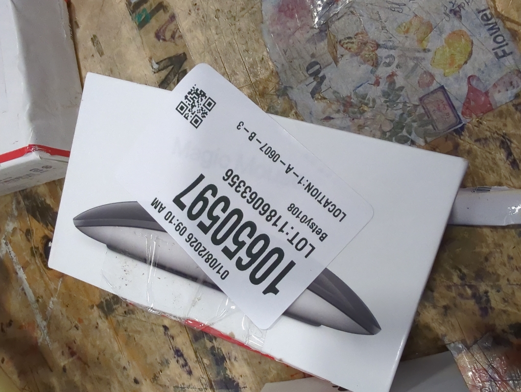 Apple Magic Mouse ​​​​​​​ (Wireless, Rechargable) - Black Multi-Touch Surface (Renewed)