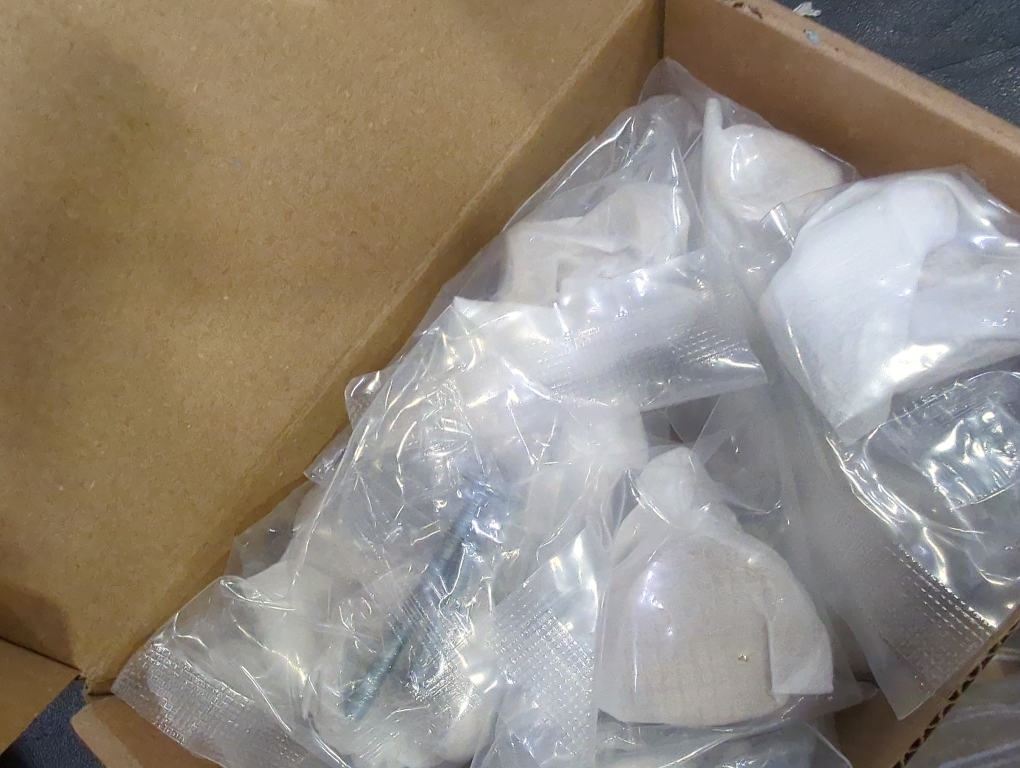 Asidrama 10 Pack Champagne Bronze Kitchen Cabinet Knobs - Dresser & Drawer Knobs - Zinc Finish