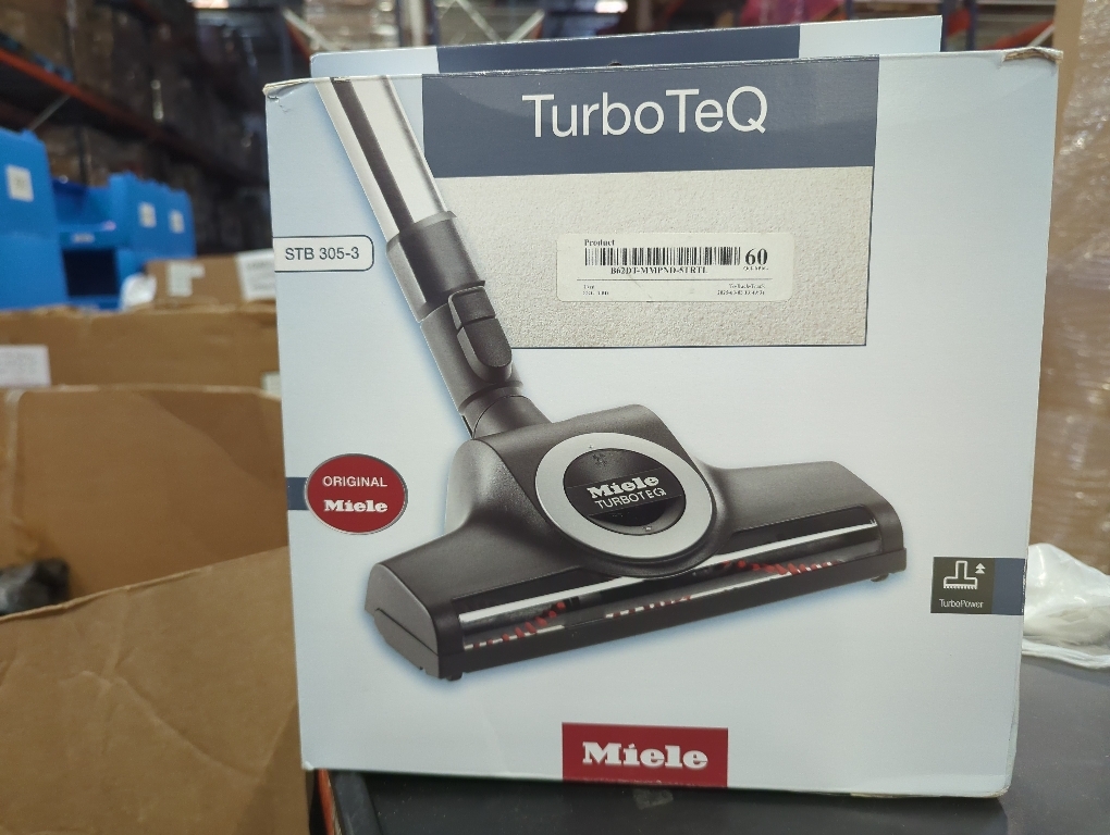 Miele TurboTeQ STB 305-3 Turbo Brush, Attachable Floorhead for Low-Medium Pile Carpet