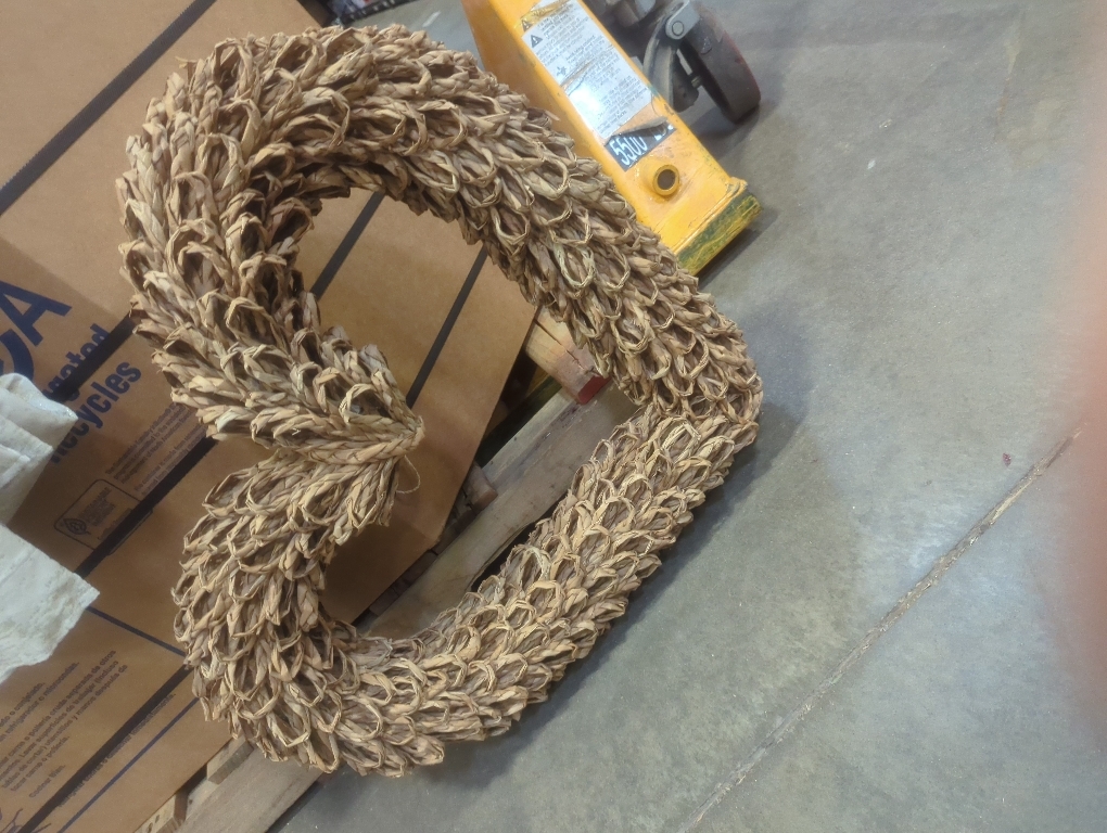 Heart Shaped Twisted Braid Wreath