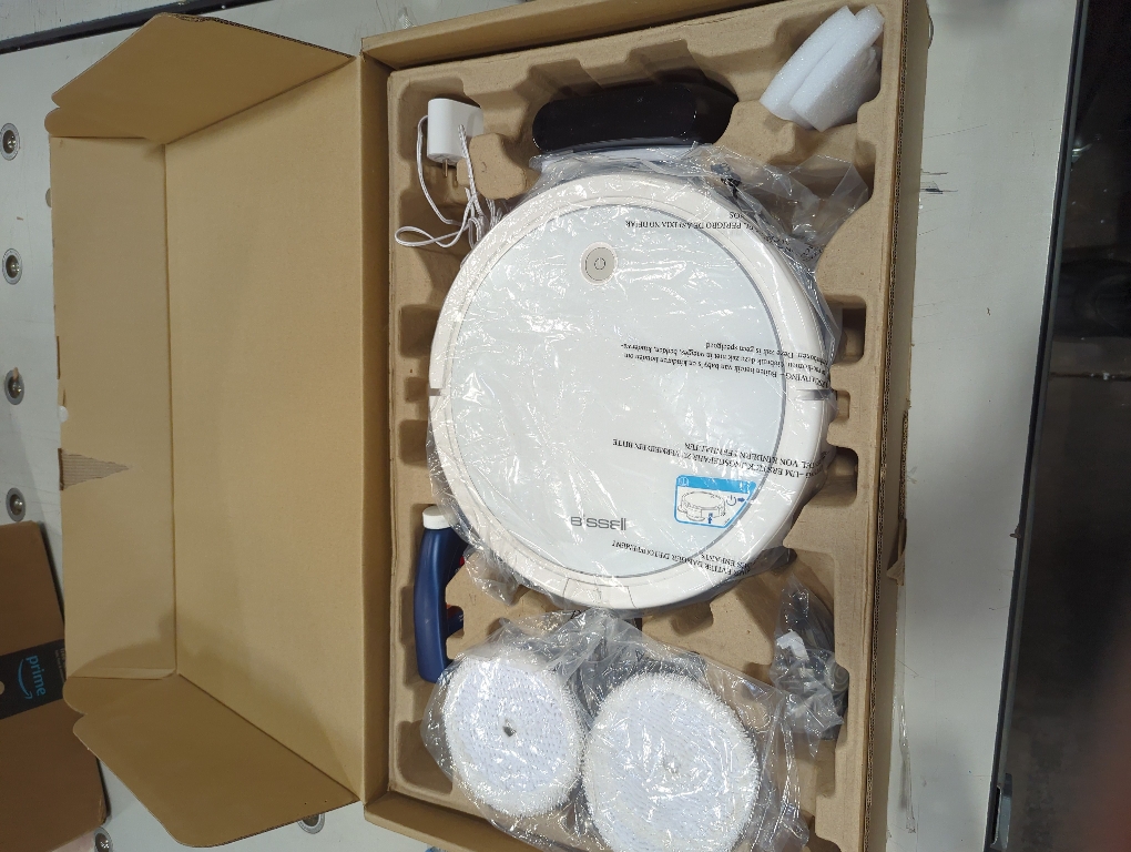 Bissell SpinWave Pet Robot, 2-in-1 Wet Mop and Dry Robot Vacuum, WiFi Connected with Structured Navigation, 3347