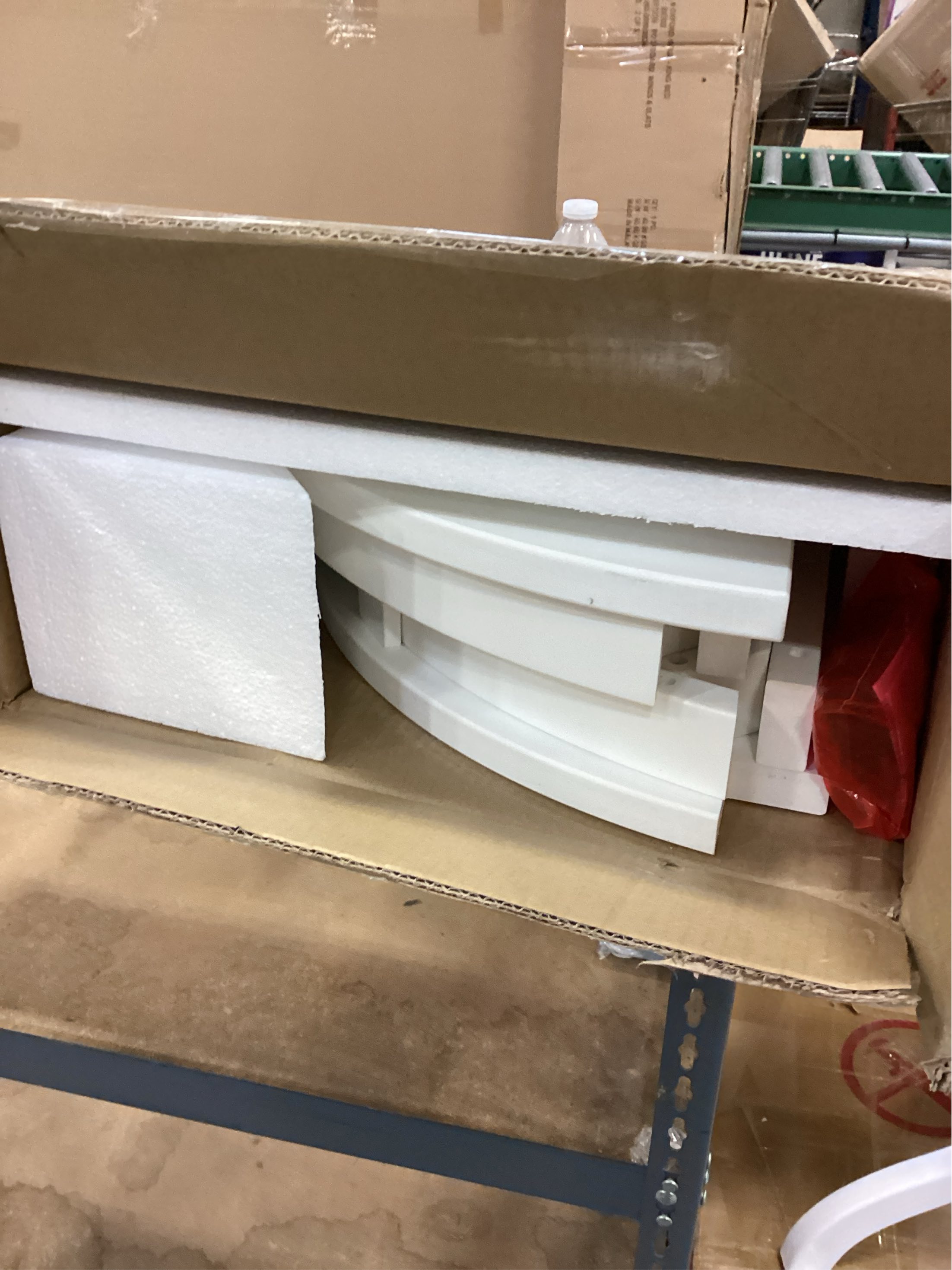 Waterproof Corner Shower Stool - White Waterproof Shower Bench for Shaving Legs & to Sit On - Easily Assembled Corner Bench & Shelf - Restroom Organizer - Restroom Home Decor