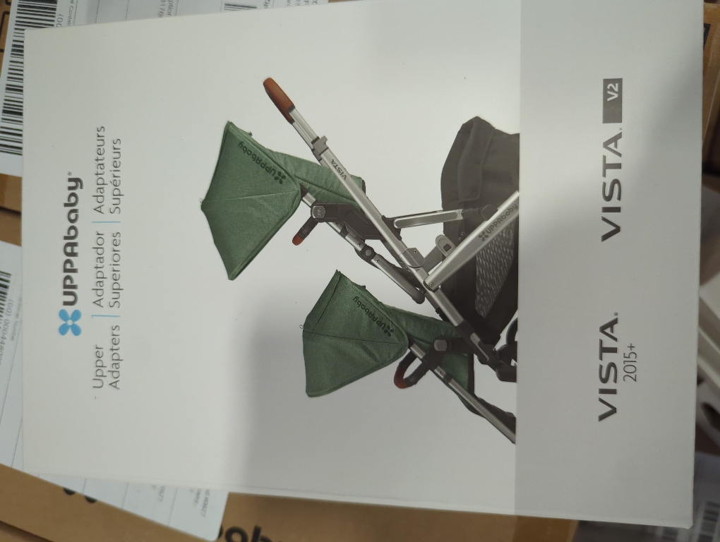 UPPAbaby Upper Adapter for Vista, Vista V2, and Vista V3 Strollers/ Compatible with Bassinet, Toddler Seat, Aria, Mesa V2, or Mesa Max Infant Car Seats / Quick   Secure Attachment / 1 Set