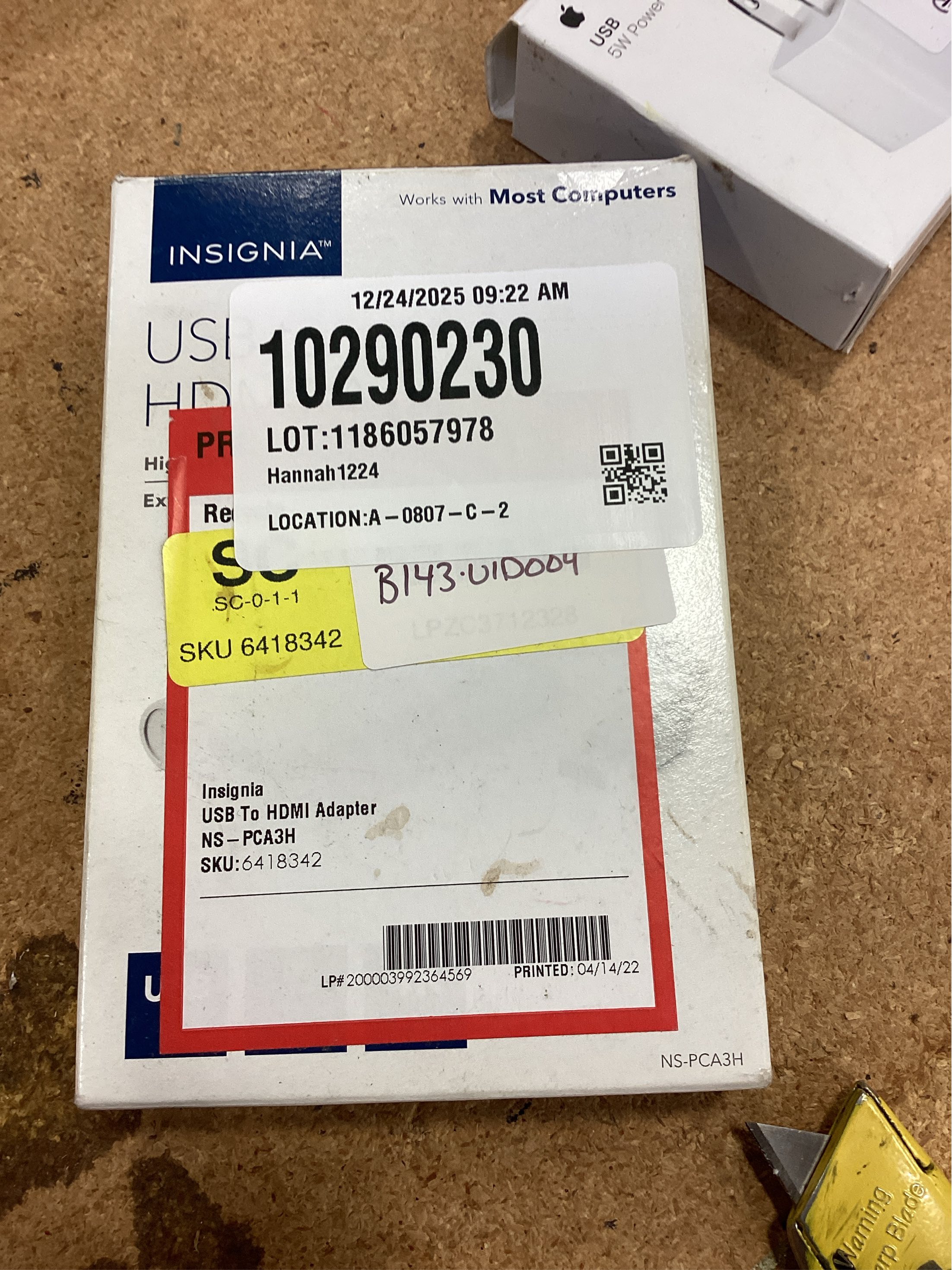 Insignia USB to HDMI Adapter - Model: NS-PCA3H