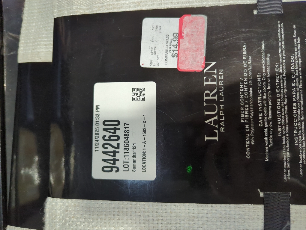 Ralph Lauren set 4 Placements 14×19 in  beige