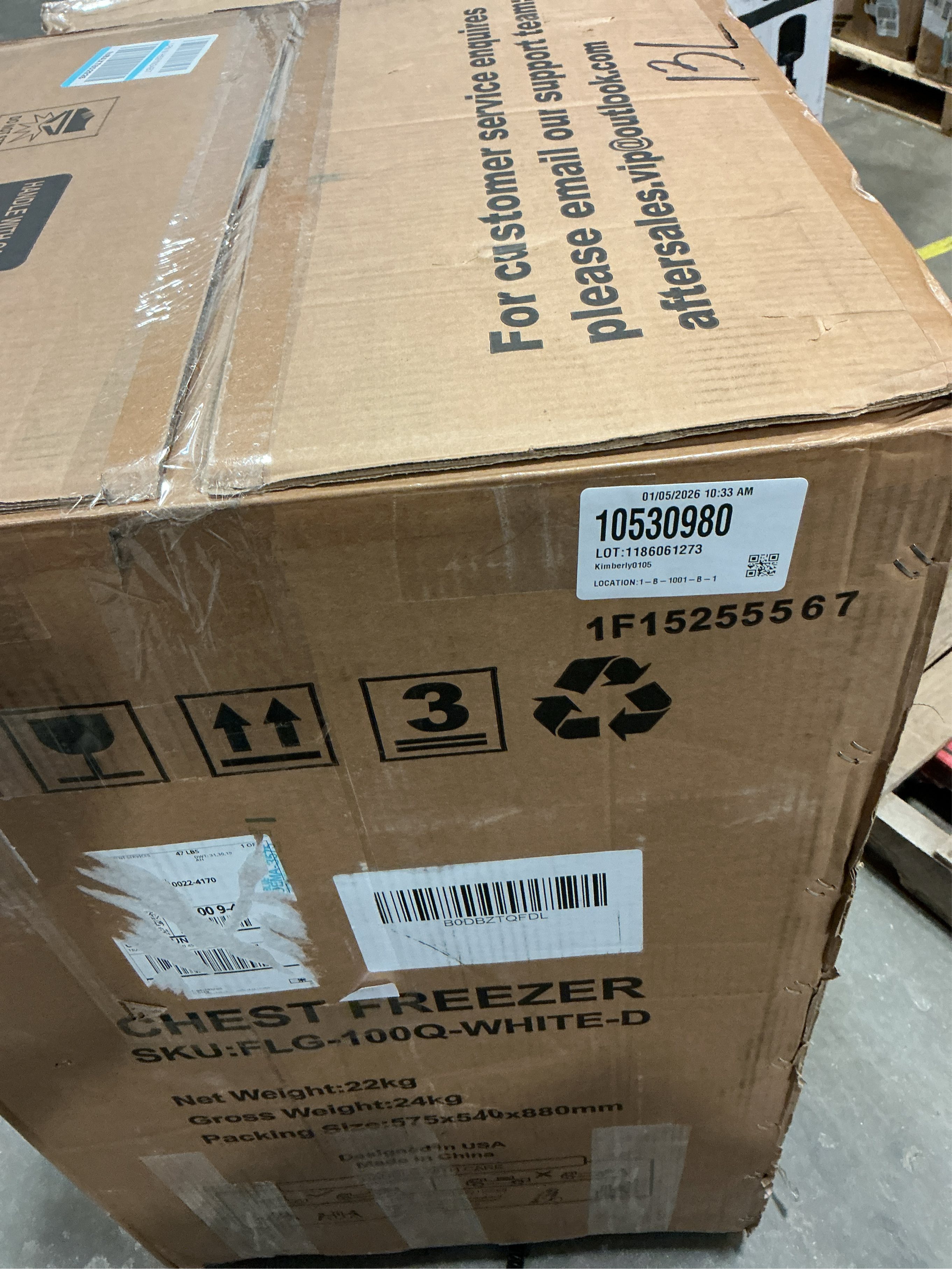 Chest Freezer, Deep Freezer 5 Cubic Feet with Removable Baskets & 6 Adjustable Temperature & Top Open Door, White Mini Deep Freezer Compact Freezer Suitable for Apartments(Down to -18°F)