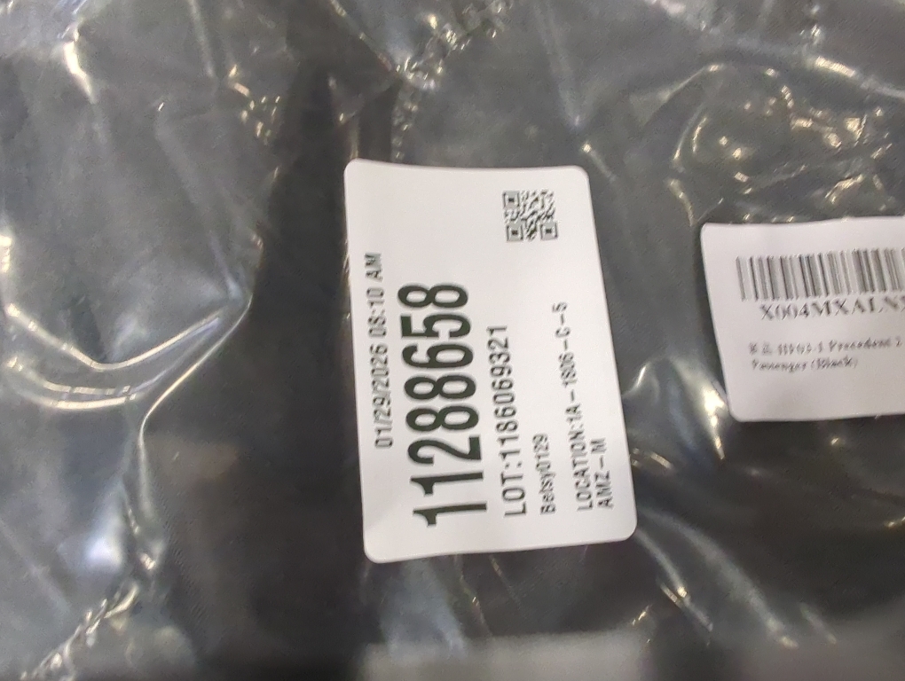 Golf Cart Enclosure 2 Passenger for Club Car Precedent Tempo Onward 2-Person Seaters 600D Waterproof Transparent Driving Rain Cover with 4-Sided Clear Windows Mirror Zipper Roll-Up Door Black