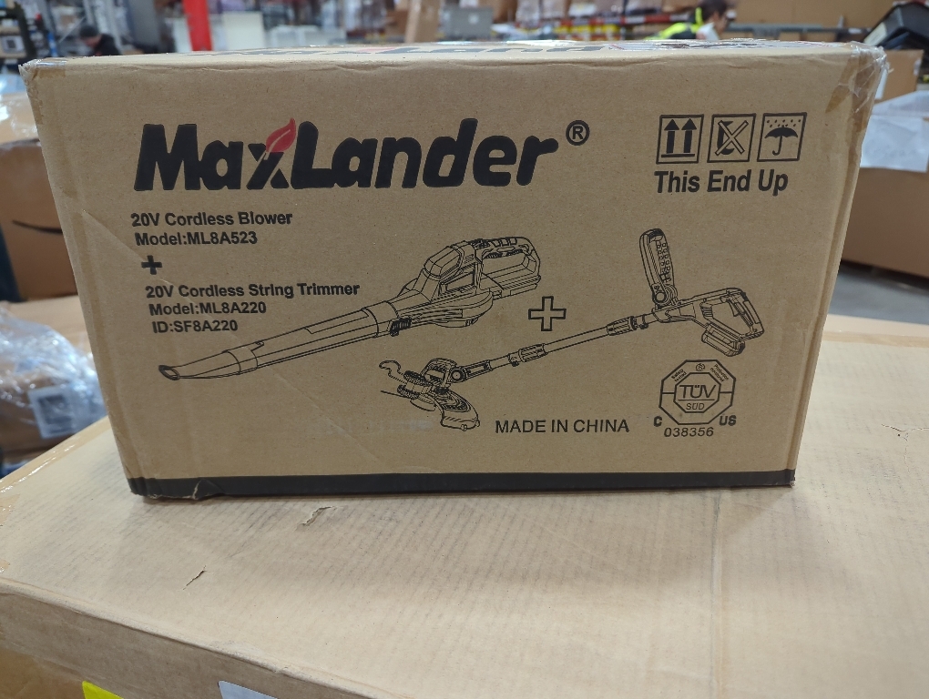 Worx 20V String Trimmer Cordless & Edger 3.0   Leaf Blower Cordless with Battery and Charger Turbine, Black and Orange