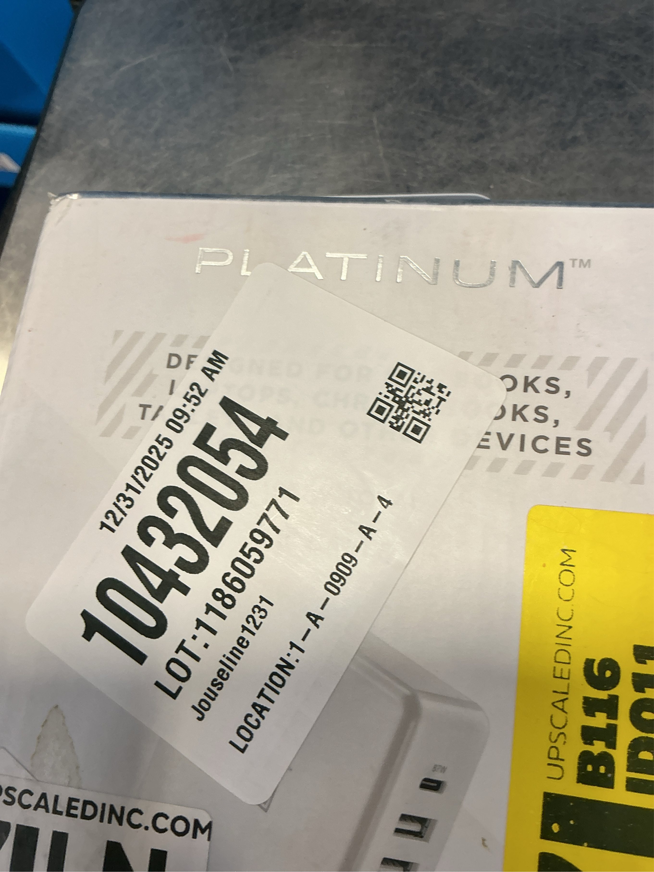 Platinum™ - 95W 8’ USB-C 3-Port Wall Charger with 87W USB-C Power Delivery for MacBook, iPad, iPhone, Chromebook or USB-C Laptops - White