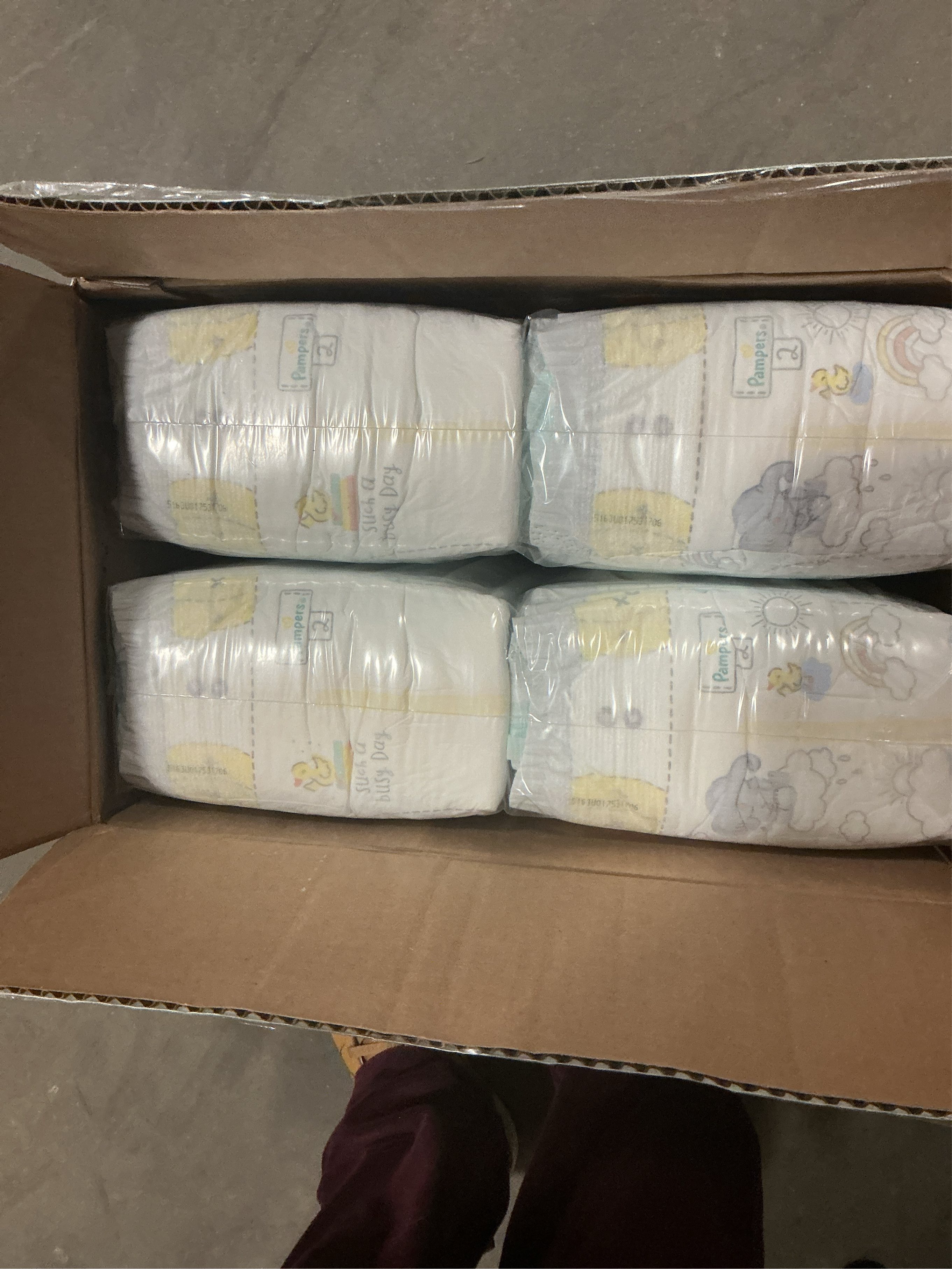 Pampers Swaddlers Diapers, Size 2 (10-22 lbs), 148 Count, Absorbent, Keeps Baby Dry and Comfortable, Skin Safe Disposable Baby Diaper (Packaging May Vary)