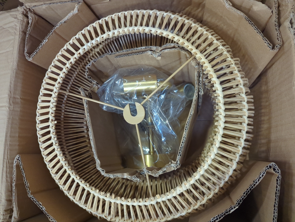 Flush mount Lighting Deco & Beyond Natural and Gold