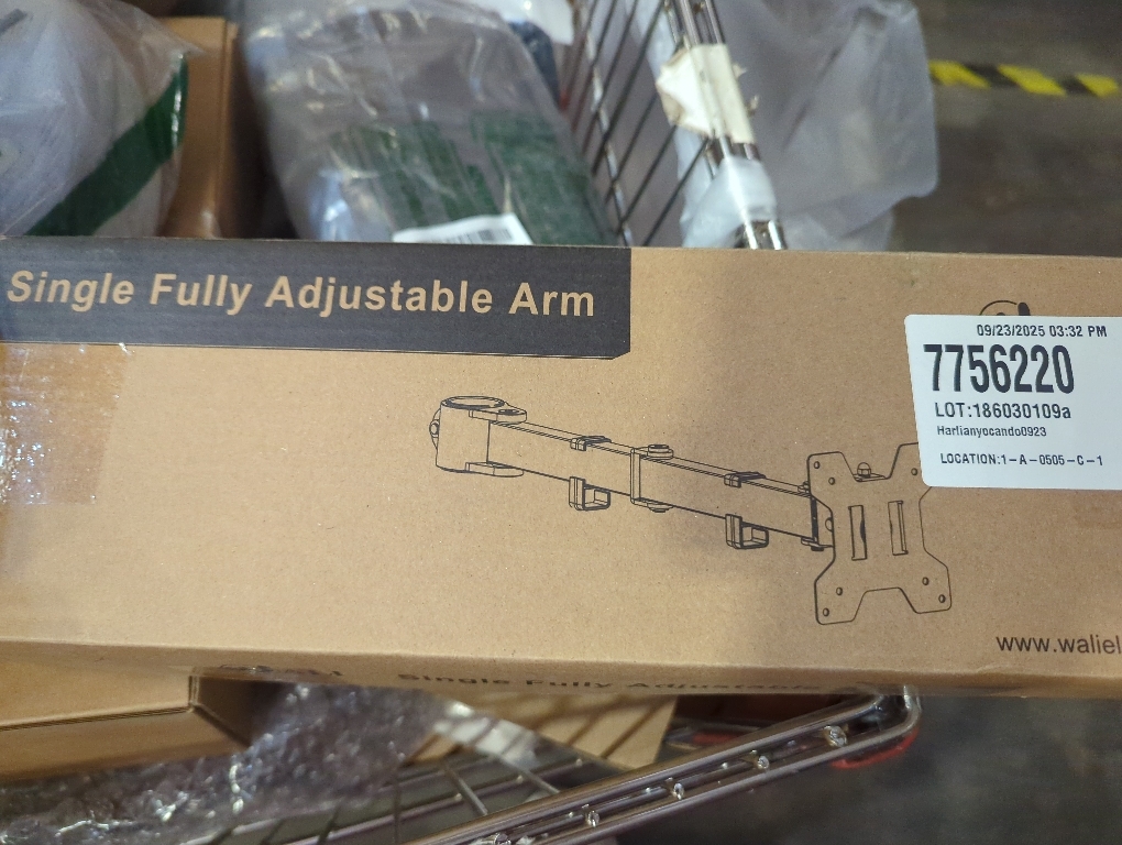 VIVO Fully Adjustable Single Monitor Arm for Desk Mount Stand, Monitor Arm for 1 Screen up to 27 inches, Black, PT-SD-AM01A