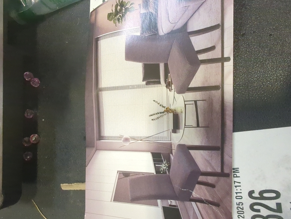 Joccun Chair Covers for Dining Room Set of 4,Dining Chair Slipcovers Stretch Dining Room Chair Covers Seat Protector,Washable Parsons Chair Cover for Home,Hotel(Grapeade,4 Pack)