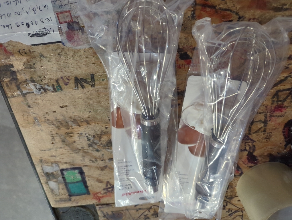 KitchenAid Utility and Flat Whisk Set, Set Of 2, Black