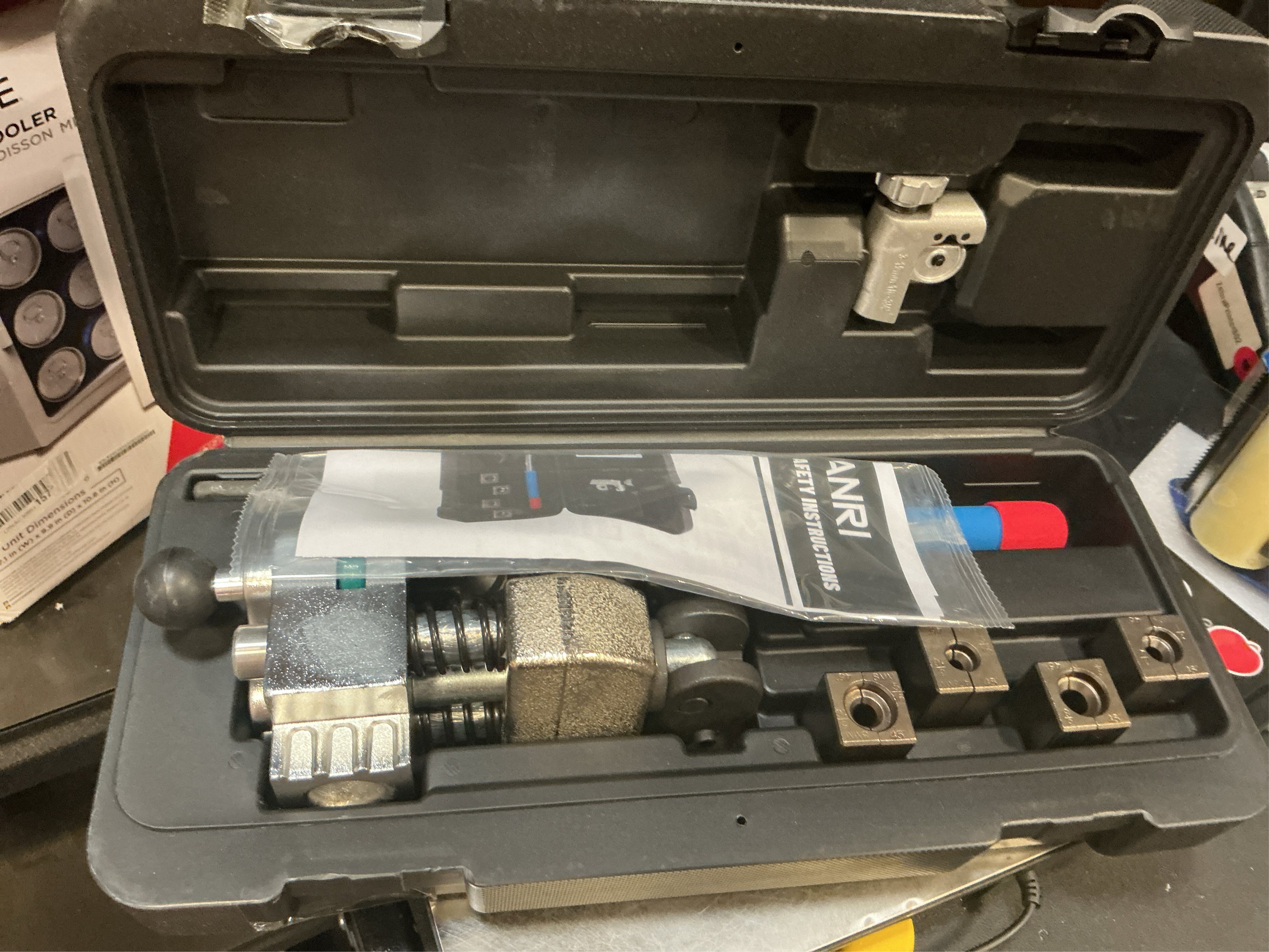 Professional Brake Line Flaring Tool Kit 45 Degree Flare, Single Flare, Bubble Flare, Double Flare for 3/16, 1/4, 5/16, 3/8, Brake Repair Brake Flaring Tools Brake Line and Tubing Flaring Tool