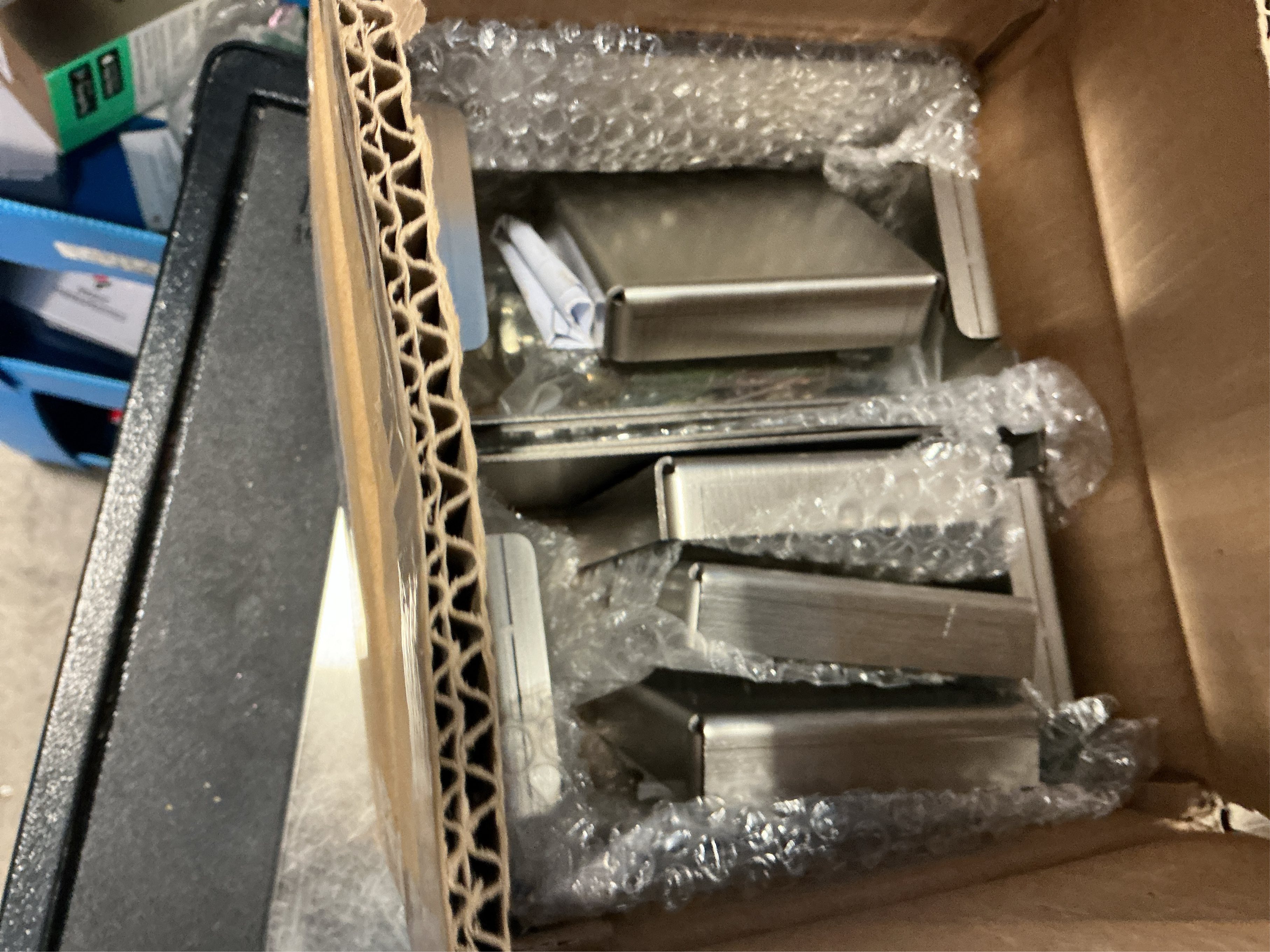 6x 6 Post Base, 5Pcs Stainless Steel Post Anchor (Inner Size:5.71 x 5.2), Adjustable Post Bracket Fits for 6x6 Wood Post, Post Base for Rough Size Lumber (6x6, 5Pcs)