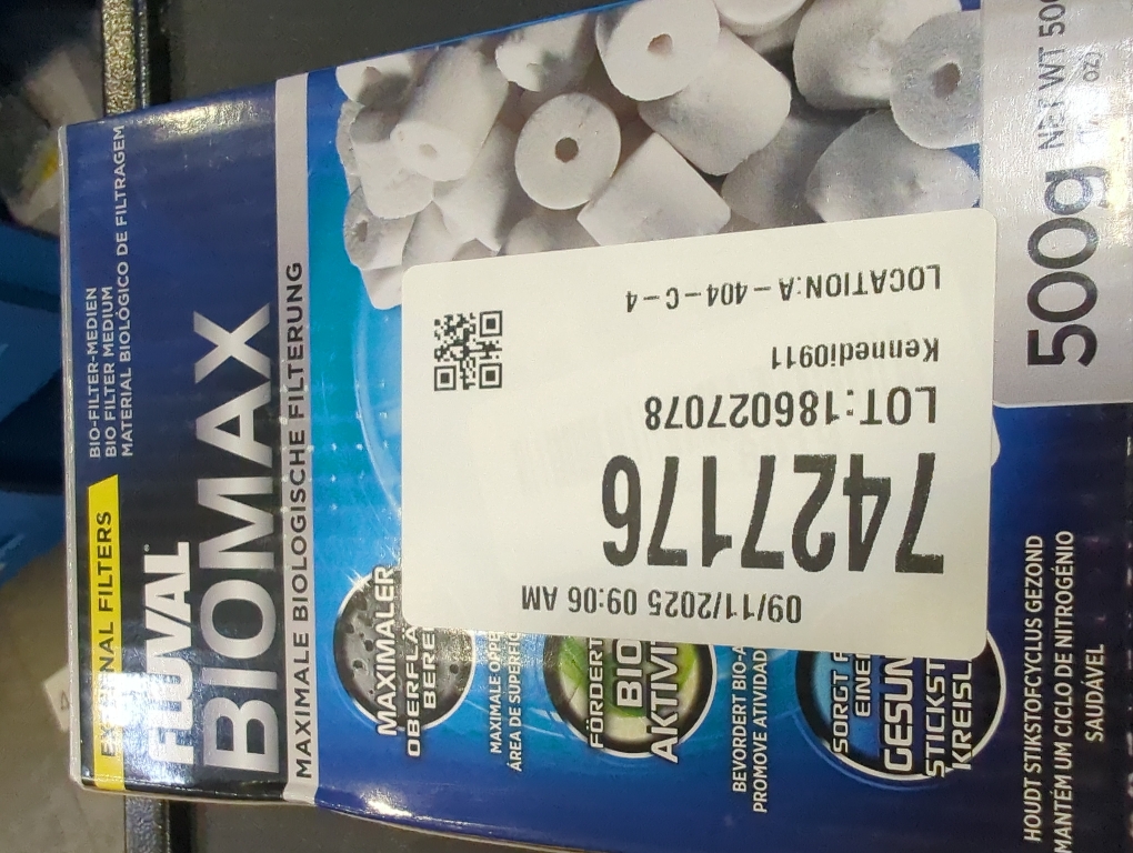500g Fluval Biomax Biological Material Remover 500g Biological Filter Media for Aquariums