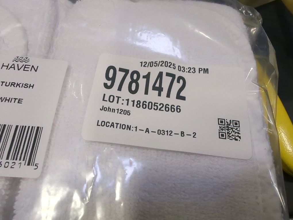 Set of 6 Color White Haven Turkish towel bright white wash