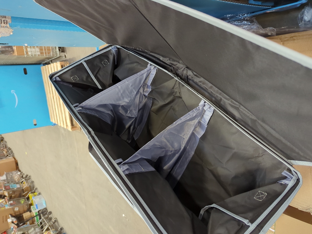 SOLEDI 180L Laundry Hamper 3 Section, Extra Large Laundry Hamper with Lid, Dirty Clothes Hamper with Sturdy Handle, Large Laundry Basket Organizer for Laundry Room, Bedroom, Hampers for Laundry