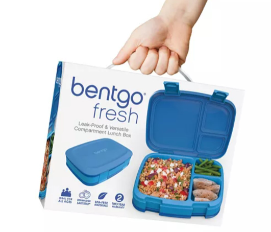 Bentgo Kids Prints Leak-Proof, 5-Compartment Bento-Style Kids Lunch Box