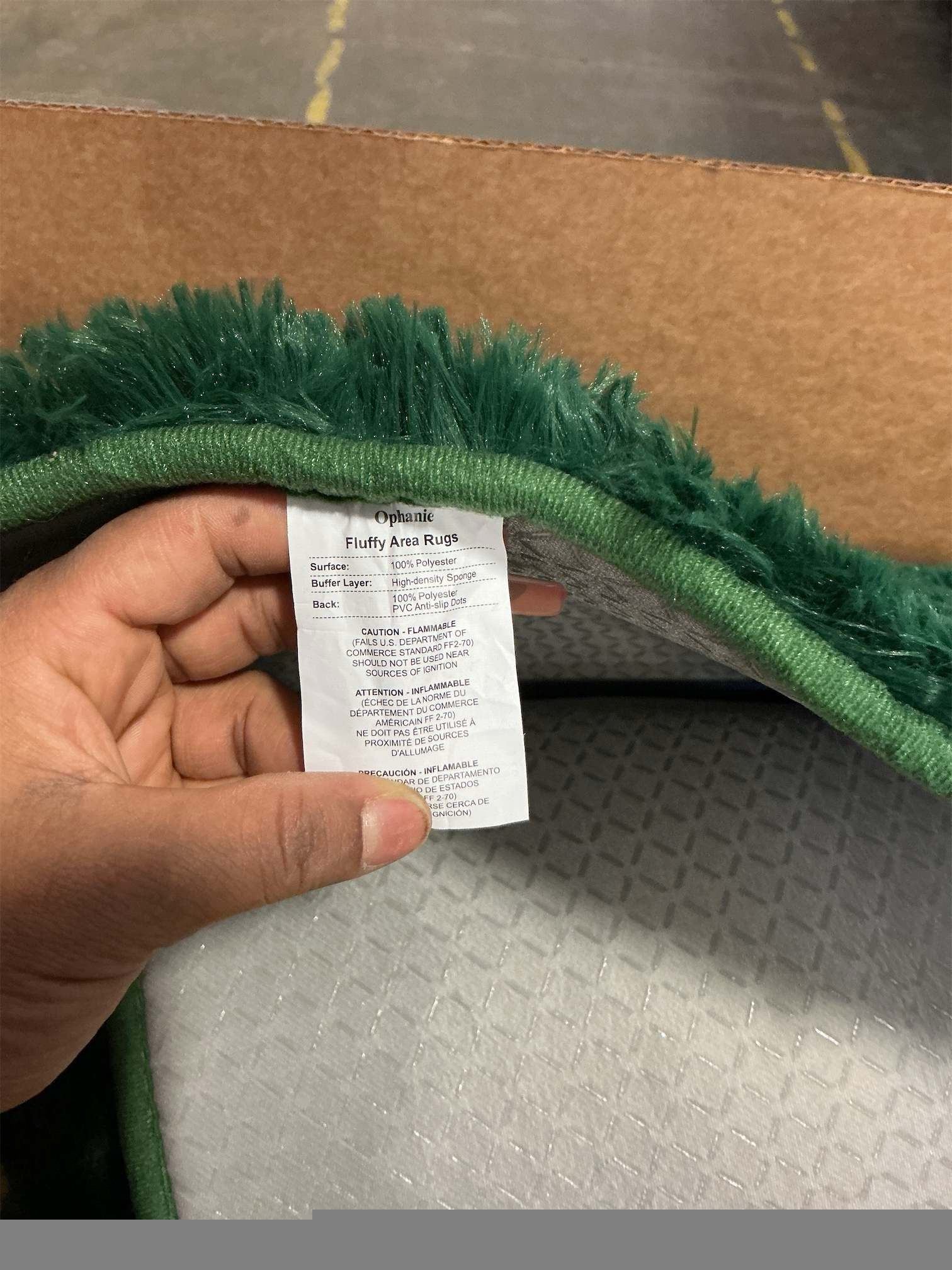 OMachine Washable Small Bedside Rug, Soft Fluffy Shaggy Rugs for Living Room, Bedroom, Indoor Floor Carpet for Kids Girls and Boys, Preppy Dorms, Nursery, Home Decor Aesthetic, Dark Green