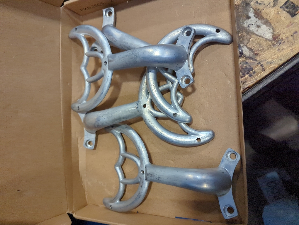 5 Pack Ceiling Fan Replacement Blades Arm for 42 inch Brass Fan Blade Arm (Silver)