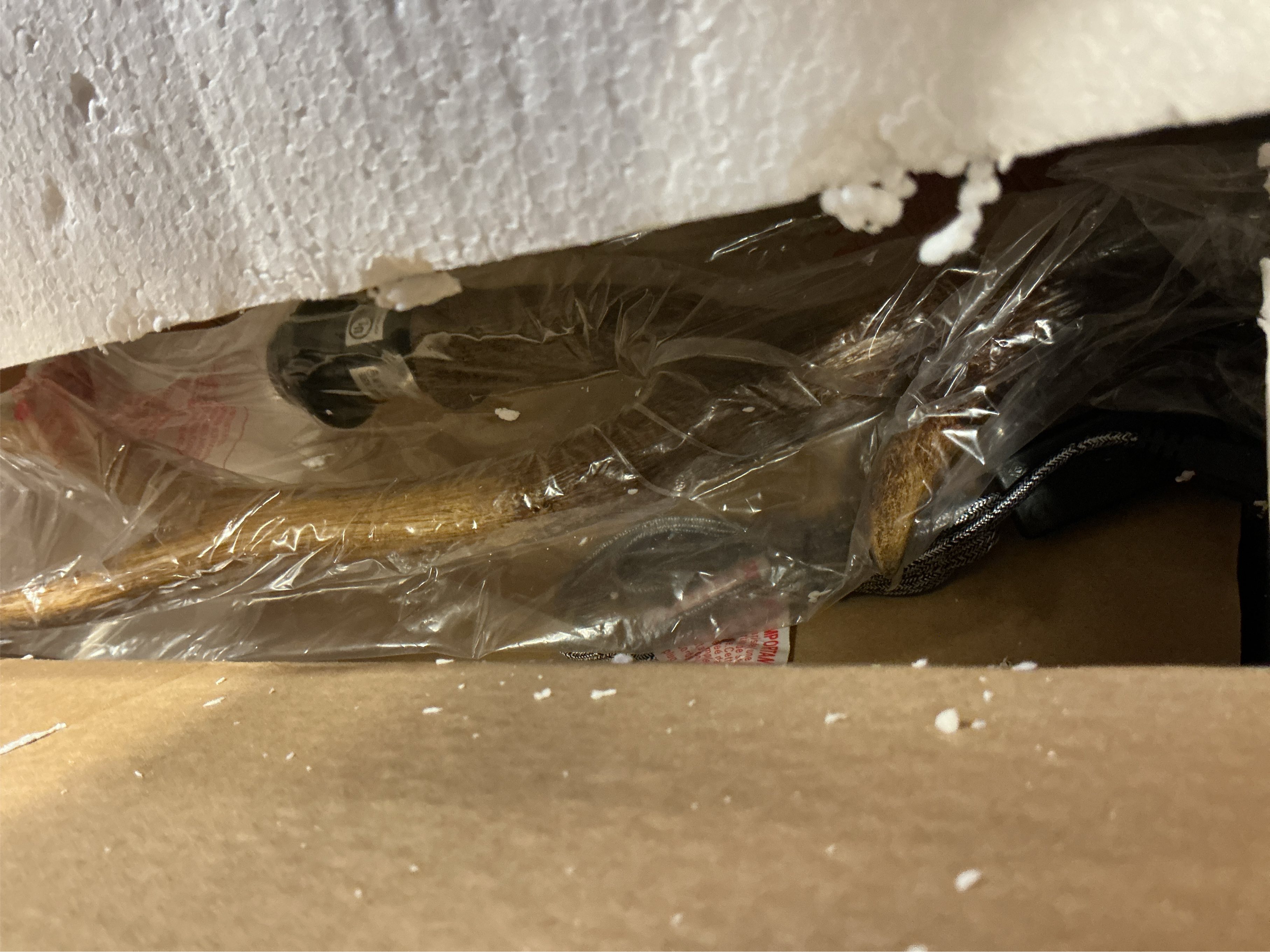 Antler 29.5 in. Rustic Resin/Crystal LED Table Lamp, Brown/Clear