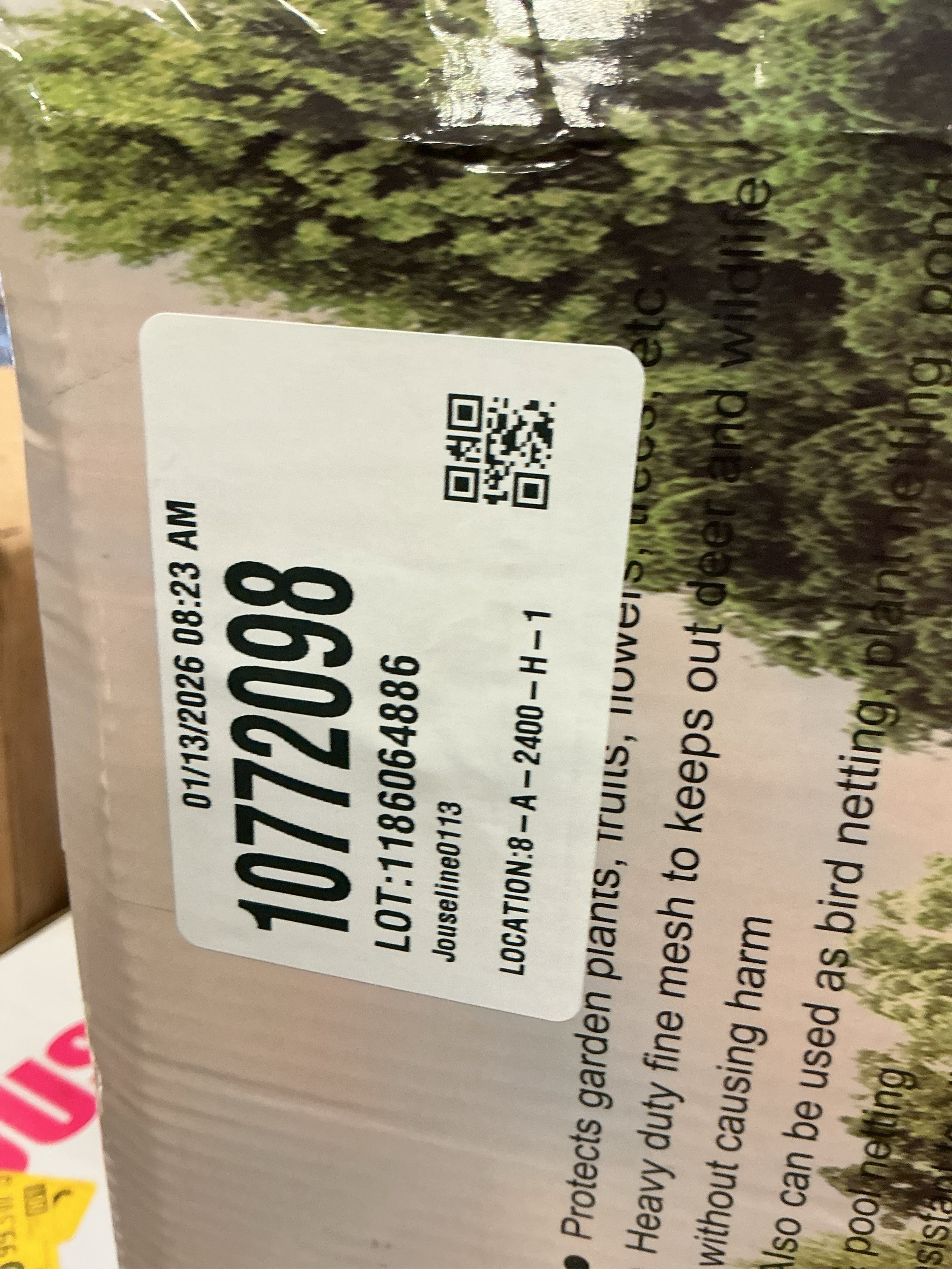 Bird Netting for Chicken Coop 50x100 Ft, 1 Mesh, Strong Woven Poultry Netting Roof Cover for Chicken Run, Heavy Duty Bird Net for Fruit Trees, Blueberry, Vegetables, Garden Protection