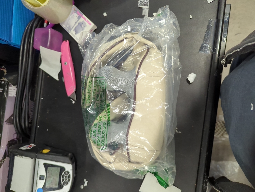 KppeX 4D Deep Cordless Tissue Kneading Neck Massage with Heating Function, Shiatsu and Shoulder Massage Pillow,Back and Leg Pain Relief, Gifts for Men or Women-Onion White