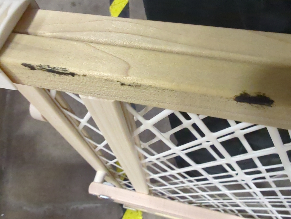 Toddleroo by North States - Diamond Mesh Wooden Baby Gate: Pressure Mounted Baby Gate for Doorways - Adjustable 26.5 to 42 Inches Wide - 23 Inches Tall