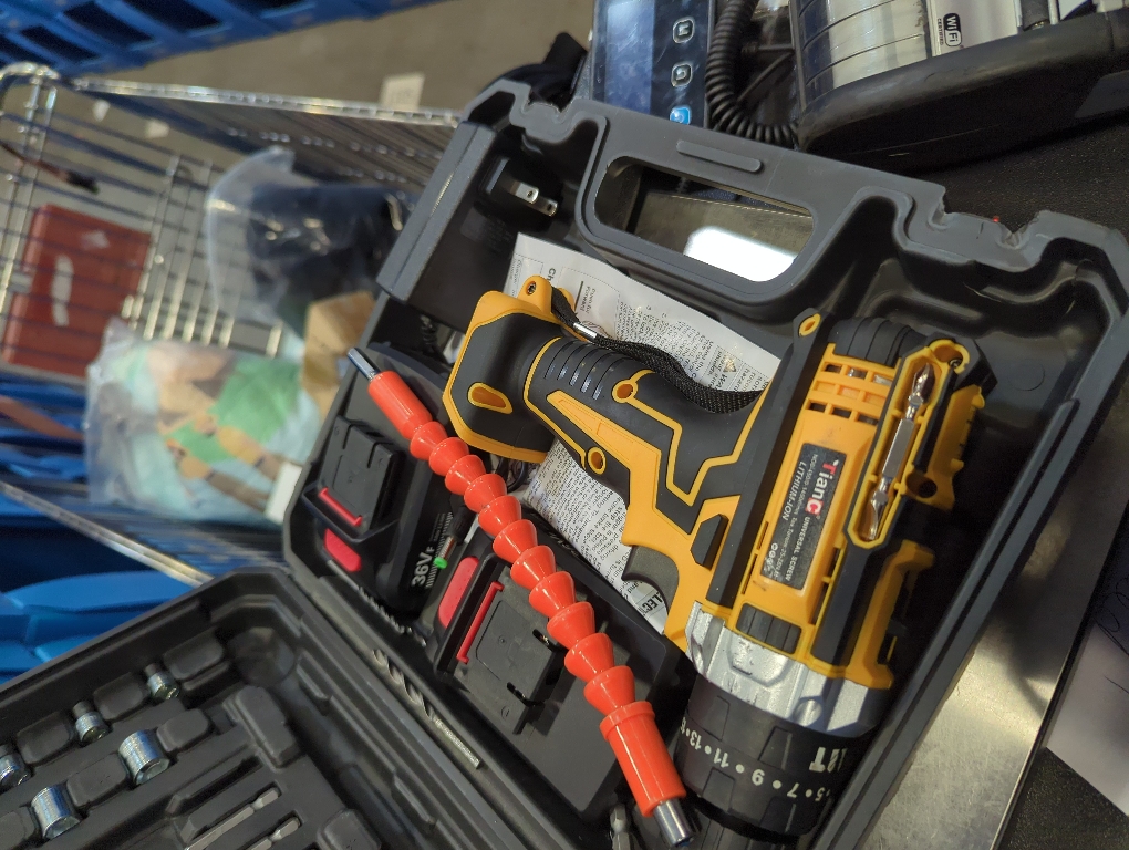 Electric Tool Lithium Electric Drill Electric Screwdriver Hand Drill Tool Set Multifunctional Accessory Box Packaging Practical