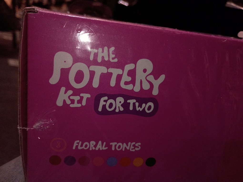 Sculpd - The Original Pottery Kit for Adults - Includes Air Dry Clay for Adults, Sculpting Tools, Varnish, Paint Brushes, Guides, Couples Date Night Arts & Crafts Set, Gloss Varnish with Floral Tones