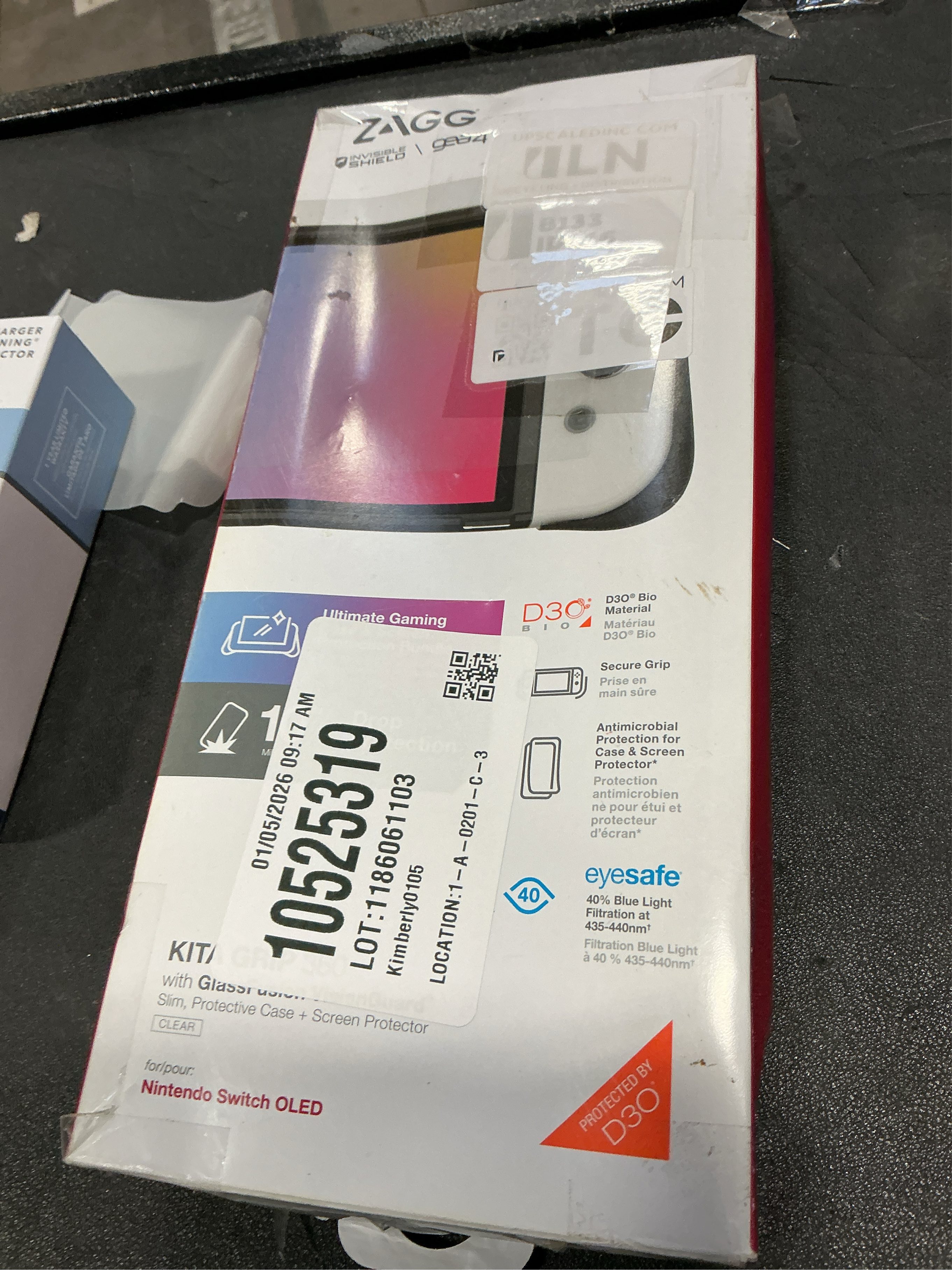 Kita Grip 360 with GlassFusion VisionGuard Case Nintendo Switch OLED