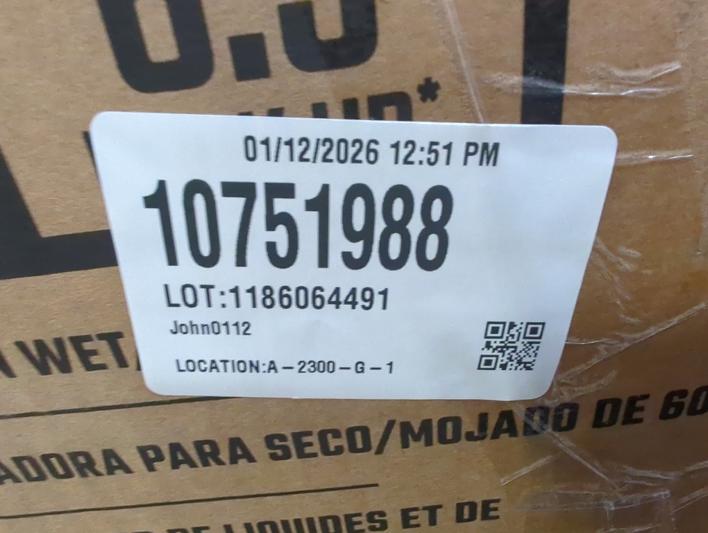 CRAFTSMAN 16 gal Corded Wet/Dry Vacuum 12 amps 120 V 6.5 HP