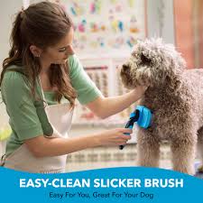 Dog Self Cleaning Slicker Brush