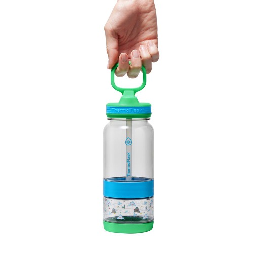thermoFlask set of 2 Titan Bottle and Snack Cup