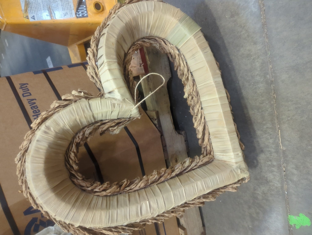 Heart Shaped Twisted Braid Wreath