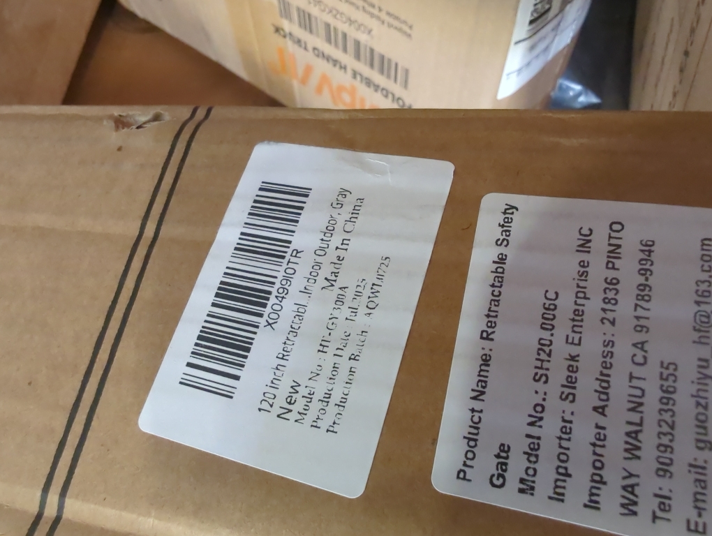 Upgrade 120 inch Retractable Baby Gates, EZIGO Extra Wide Baby Gate for Large Opening Extra Long Mesh Gate for Kids or Pet Dog Gate Child Safety Gate for Stairs Hallways Doorway Indoor Outdoor, Gray