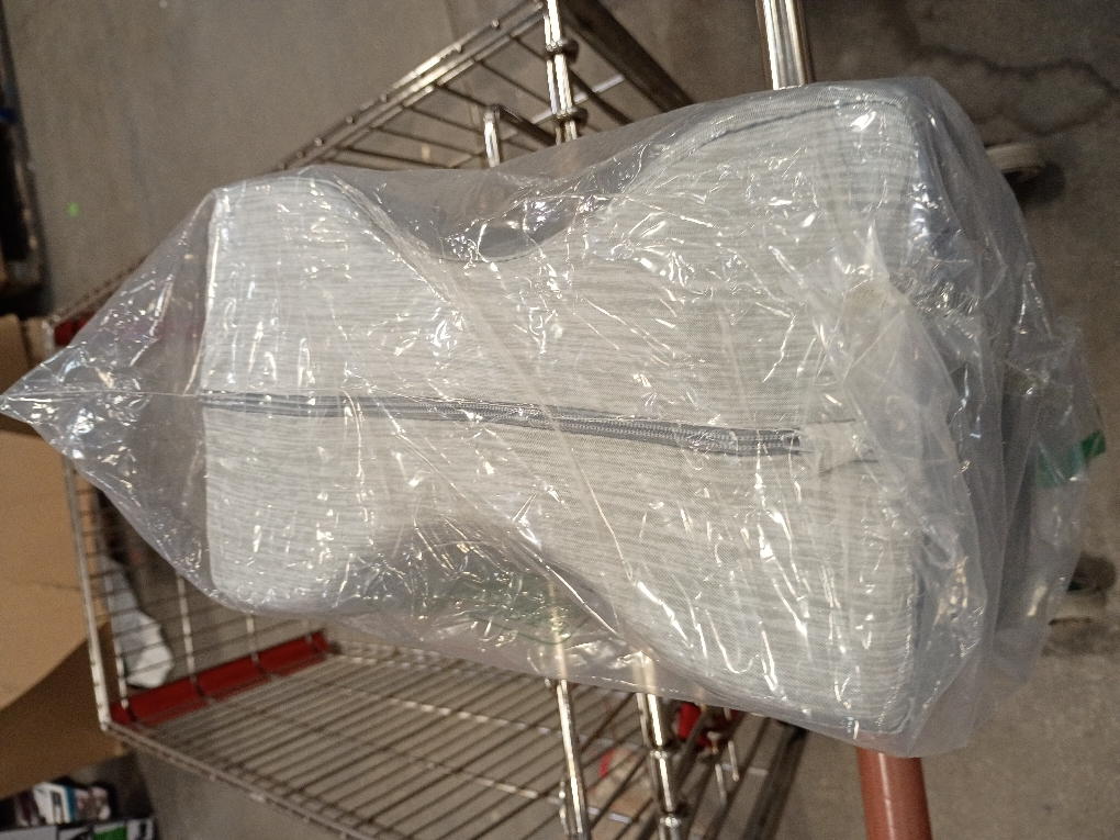 5 STARS UNITED Knee Pillow for Side Sleepers - Hip Pain Relief - Cooling Cover - Memory Foam Leg Cushion for Side Sleeping - Between Legs Pillow for Sciatica & Lower Back Pain, Arctic Gray