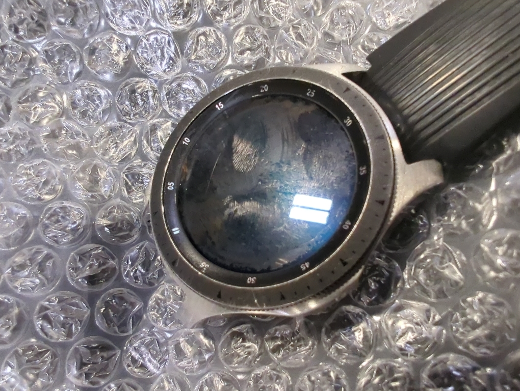 Samsung Galaxy Ai Watch 8 Classic Latin American Version SM-L500NZ (46mm) Bluetooth Wellness Tips Heart Rate Sleep to Workout Fitness Tracker (Silver Black Band SM-L500NZKALTA)