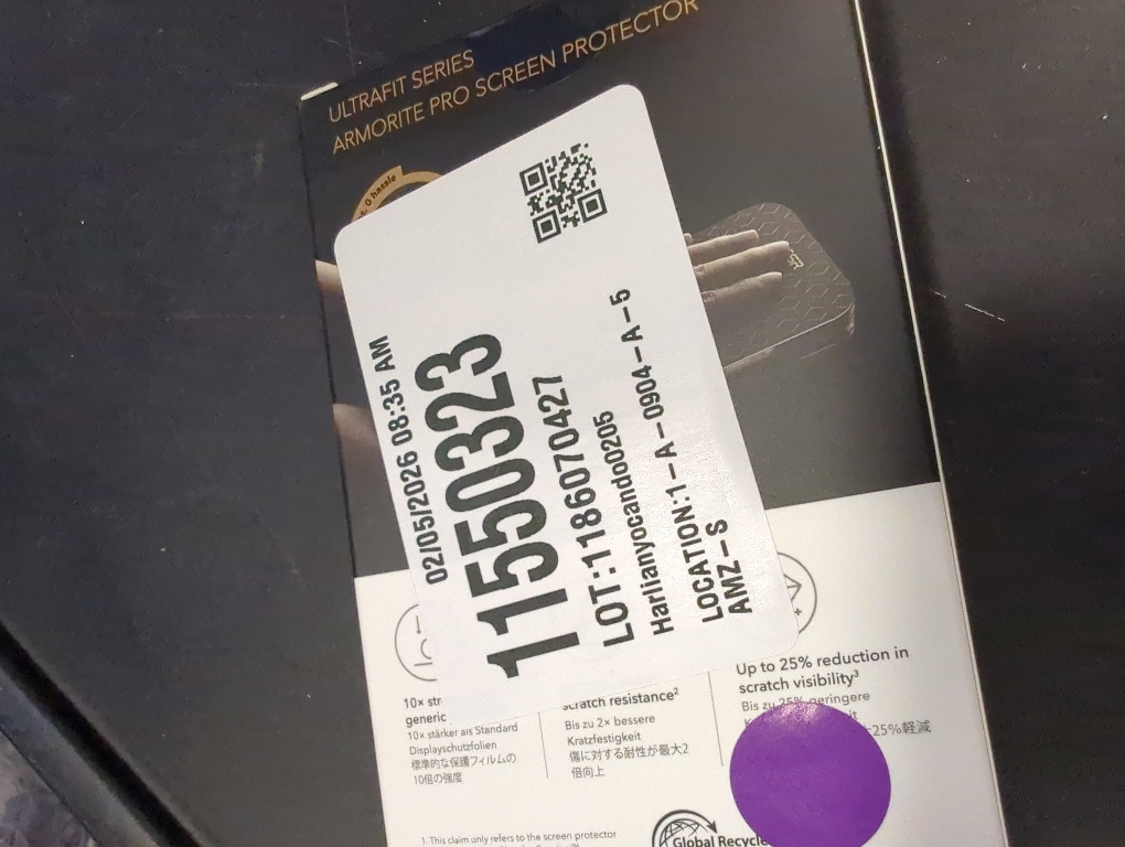 ESR Accessory Glass by Corning™ 3 Pack 9H  Glass for iPhone 17 Pro Screen Protector, with AR Anti-Reflective Technology, Military Grade Shatterproof & Durable with UltraFit Tray